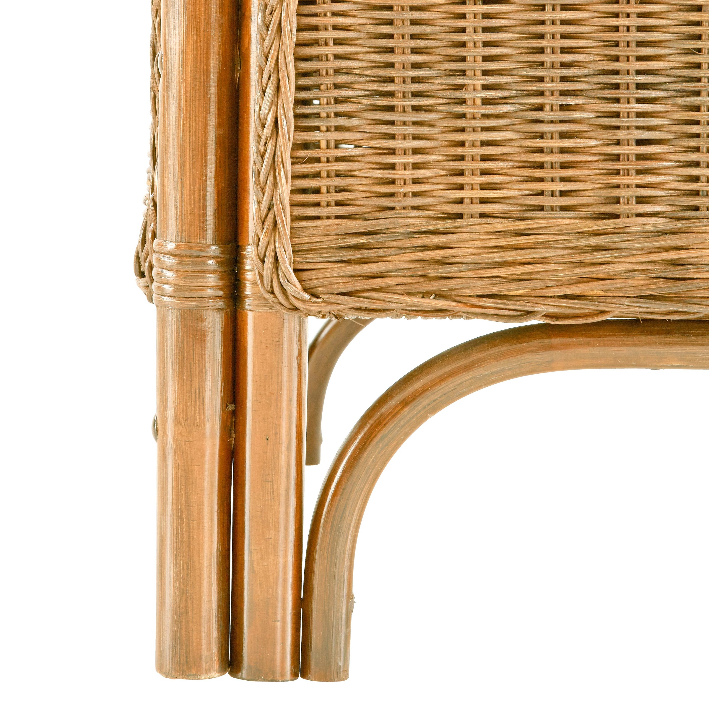 HOFMANN LIVING AND MORE Ohrensessel »Frieda«, aus handgeflochtenem Rattan