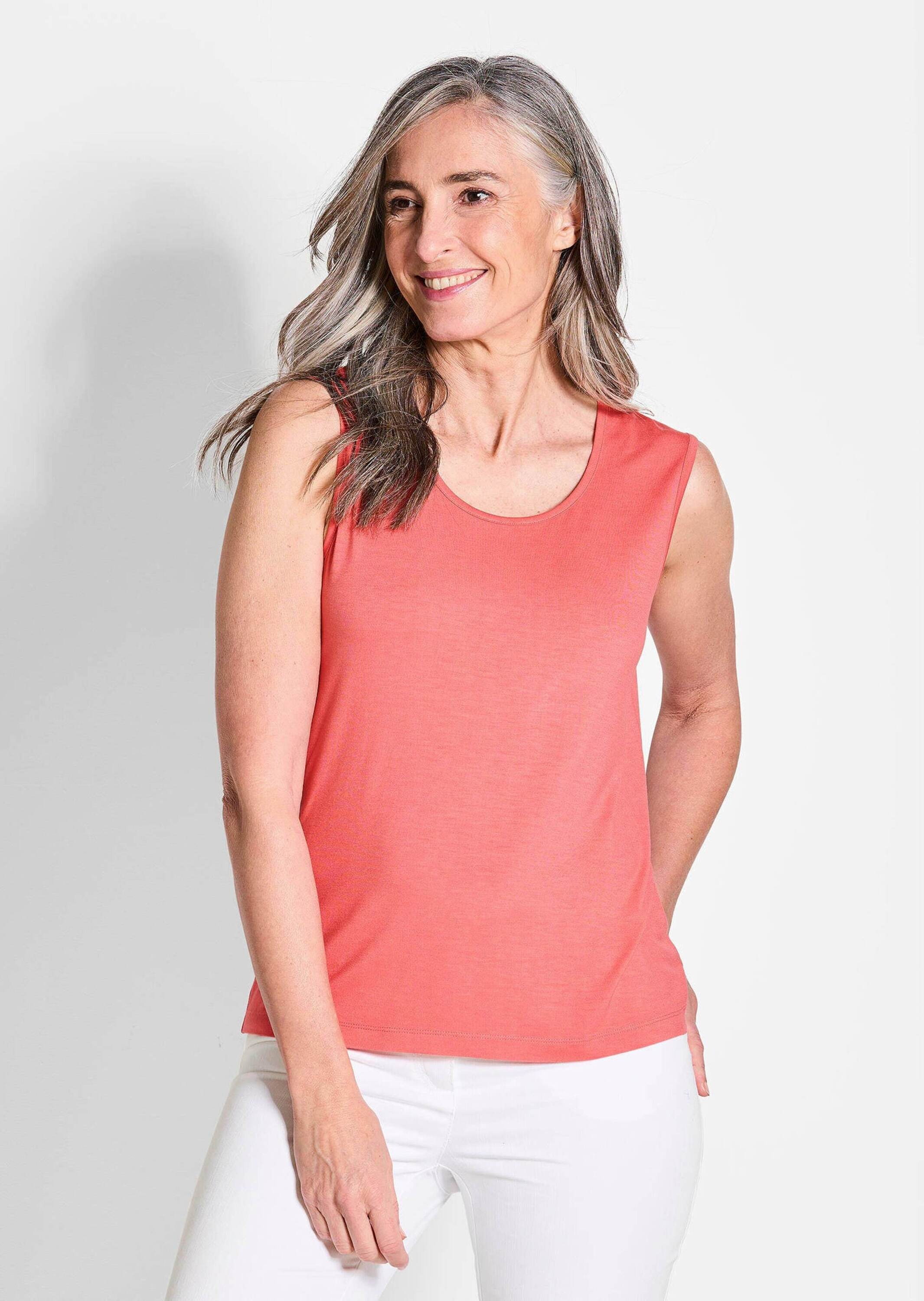 GOLDNER Trägertop »Kurzgröße Doppelpack aus weichem Viskose-Jersey«