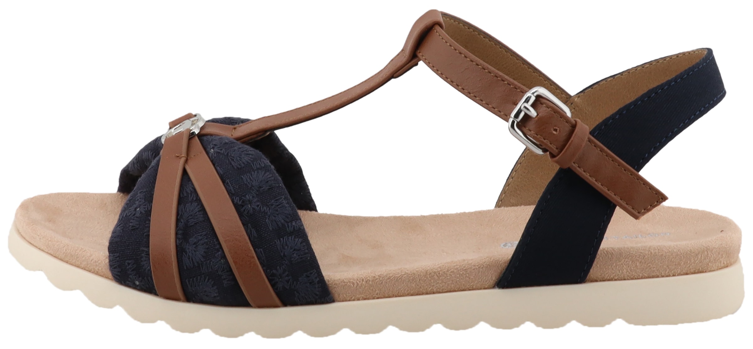 TOM TAILOR Riemchensandale, Sommerschuh, Riemchensandale, Sandalette mit T-Riemen
