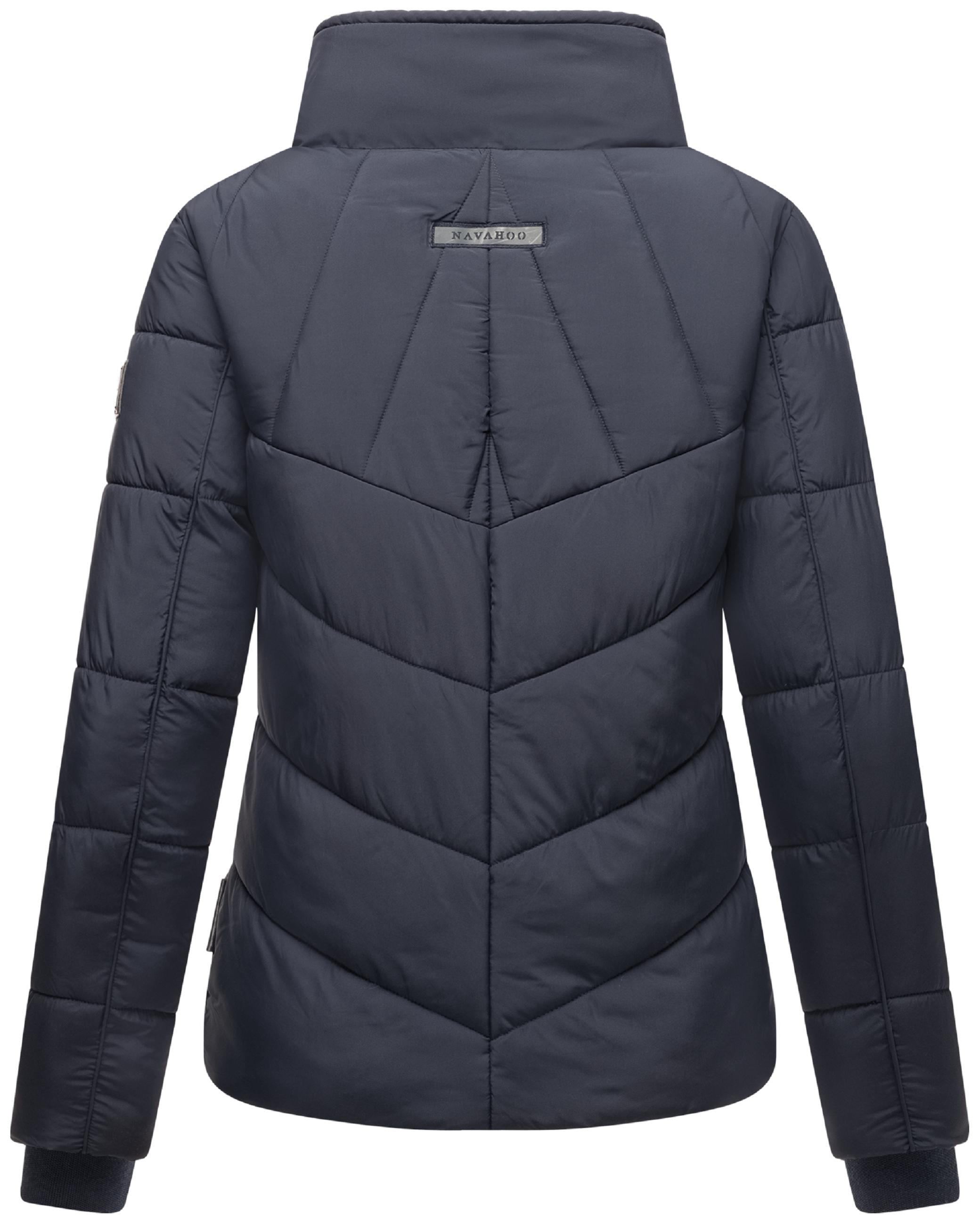 Navahoo Steppjacke »Steppjacke Liebesfee 14«, ohne Kapuze, gesteppte Damen Übergangsjacke mit wattiertem Stehkragen