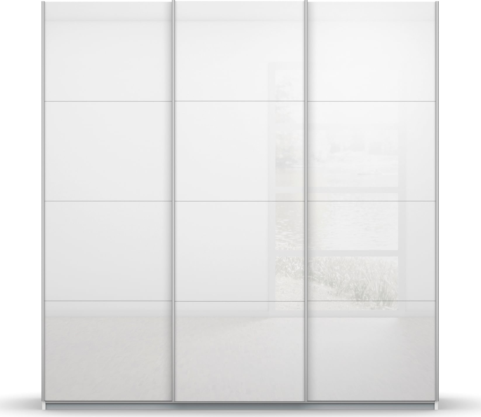 rauch Schwebetürenschrank »Kleiderschrank Schrank Garderobe KOLUNA mit Hochglanz-Front« Breiten 203/271/315/360 cm Höhen 210/229 cm,  Hochglanzfront, inkl. 2 Innenschubladen sowie extra Böden