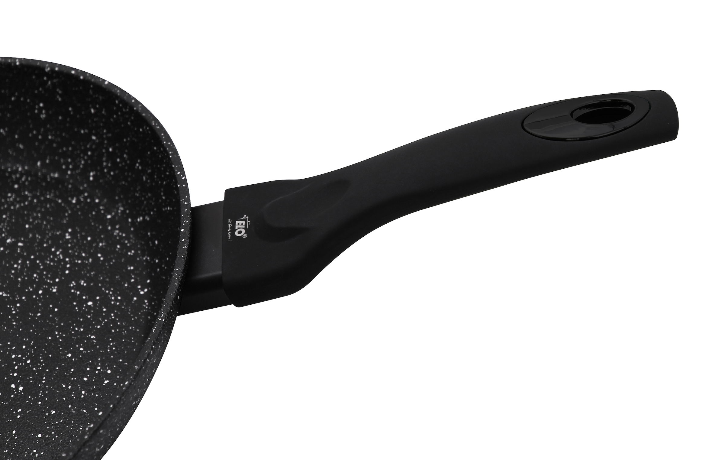 Elo Pfannen-Set »Granit Passion 2-teilig (20/28 cm)« Aluminium Set, je 1 Bratpfanne Ø 20/28 cm, 2 tlg. extra raue Oberfläche mit weißen Punkten