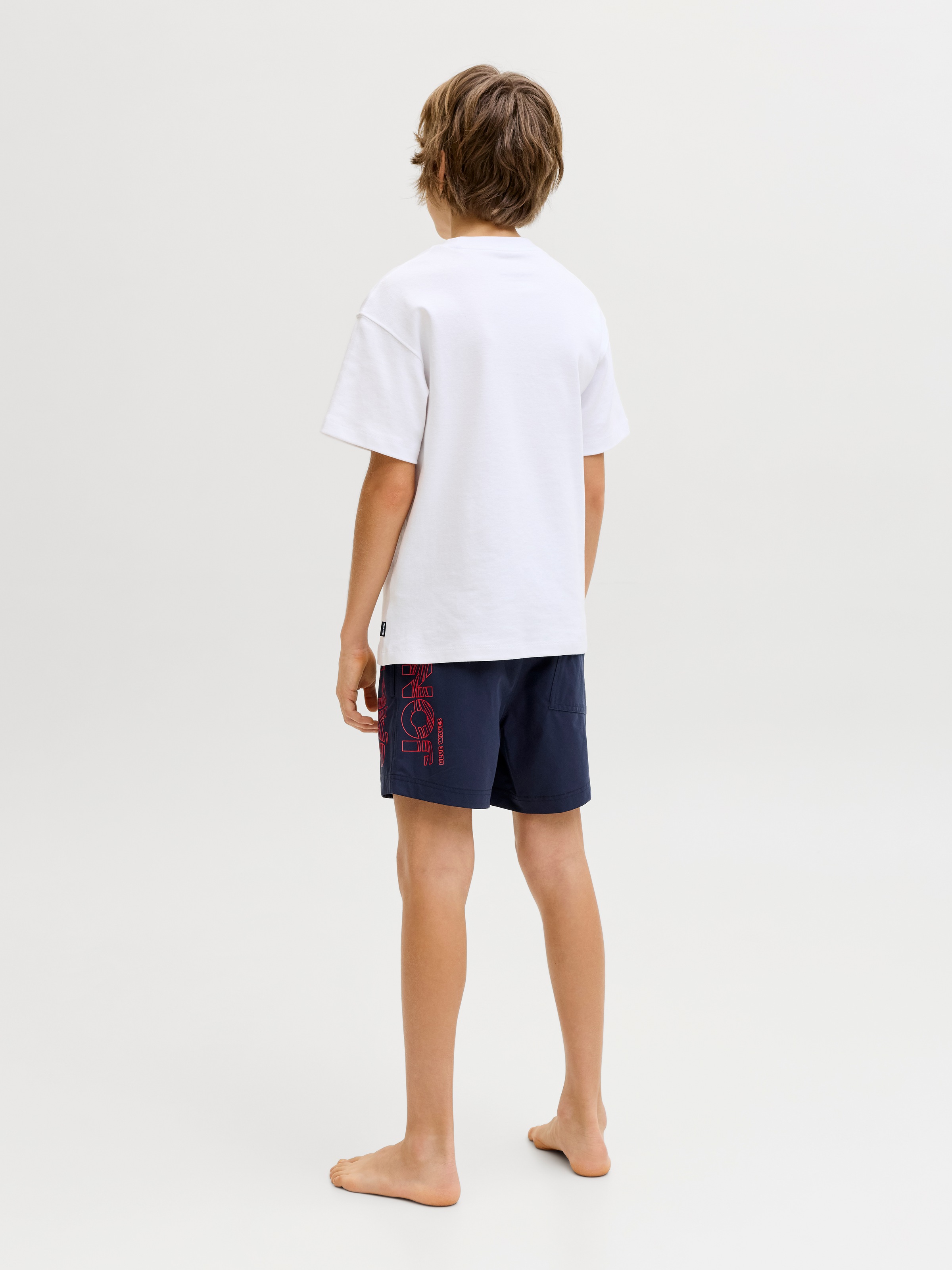 Jack & Jones Junior Badeshorts »JPSTMAUI WAVE LOGO SWIM SHORTS SN JNR«