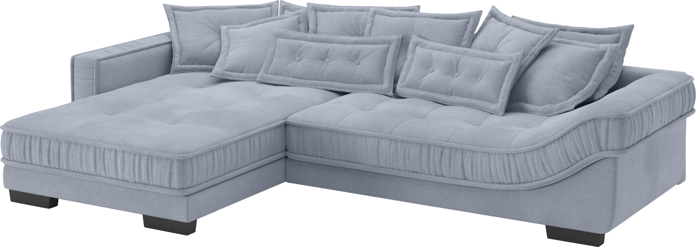 Mr. Couch Ecksofa »Diwan II, L-Form«, Wahlweise mit Kaltschaumpolsterung bis 140 kg belastbar