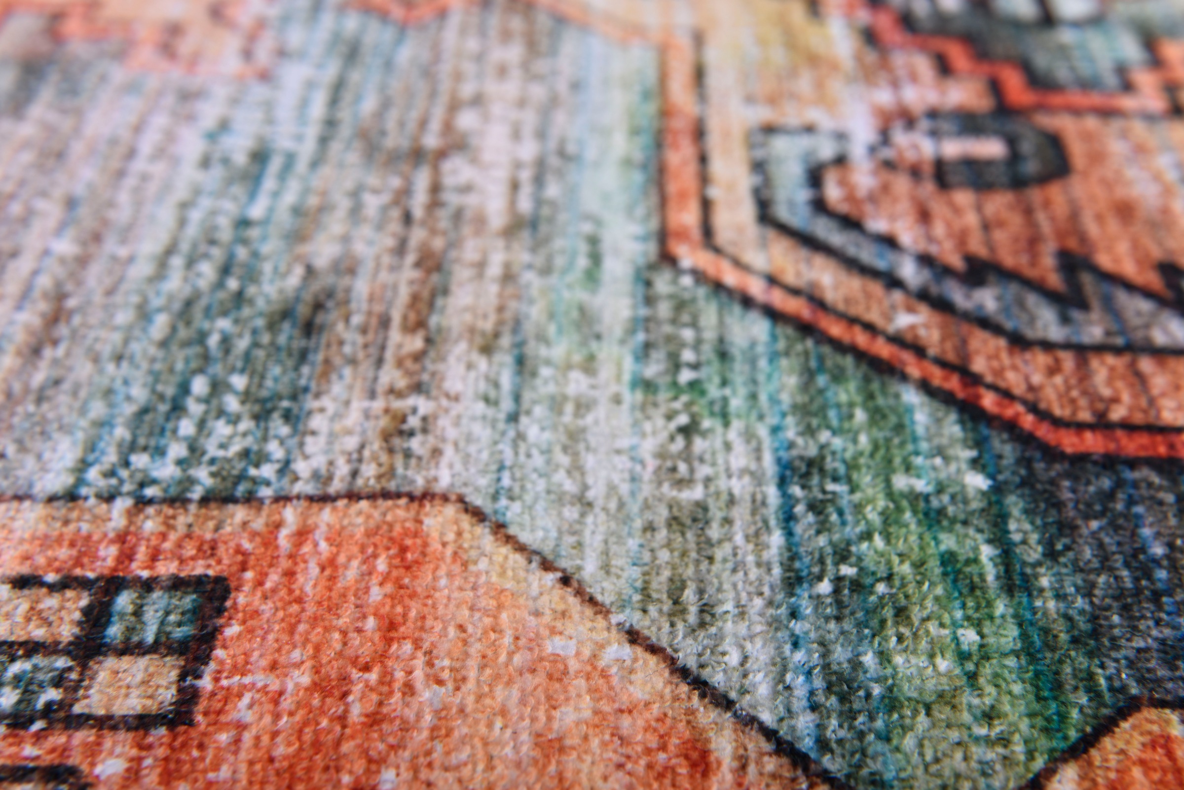 Gino Falcone Teppich »Adara GF 091« rechteckig 3 mm Höhe Flachgewebe, Orient-Optik, Vintage Design, waschbar