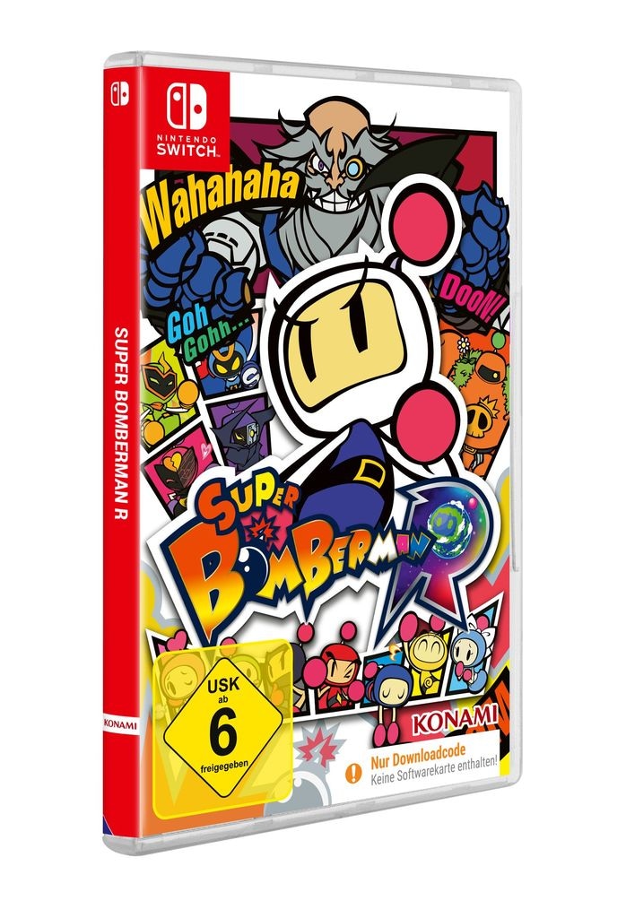 Switch Konami »Super Spielesoftware a Box)«, (Code Bomberman in bei R Nintendo