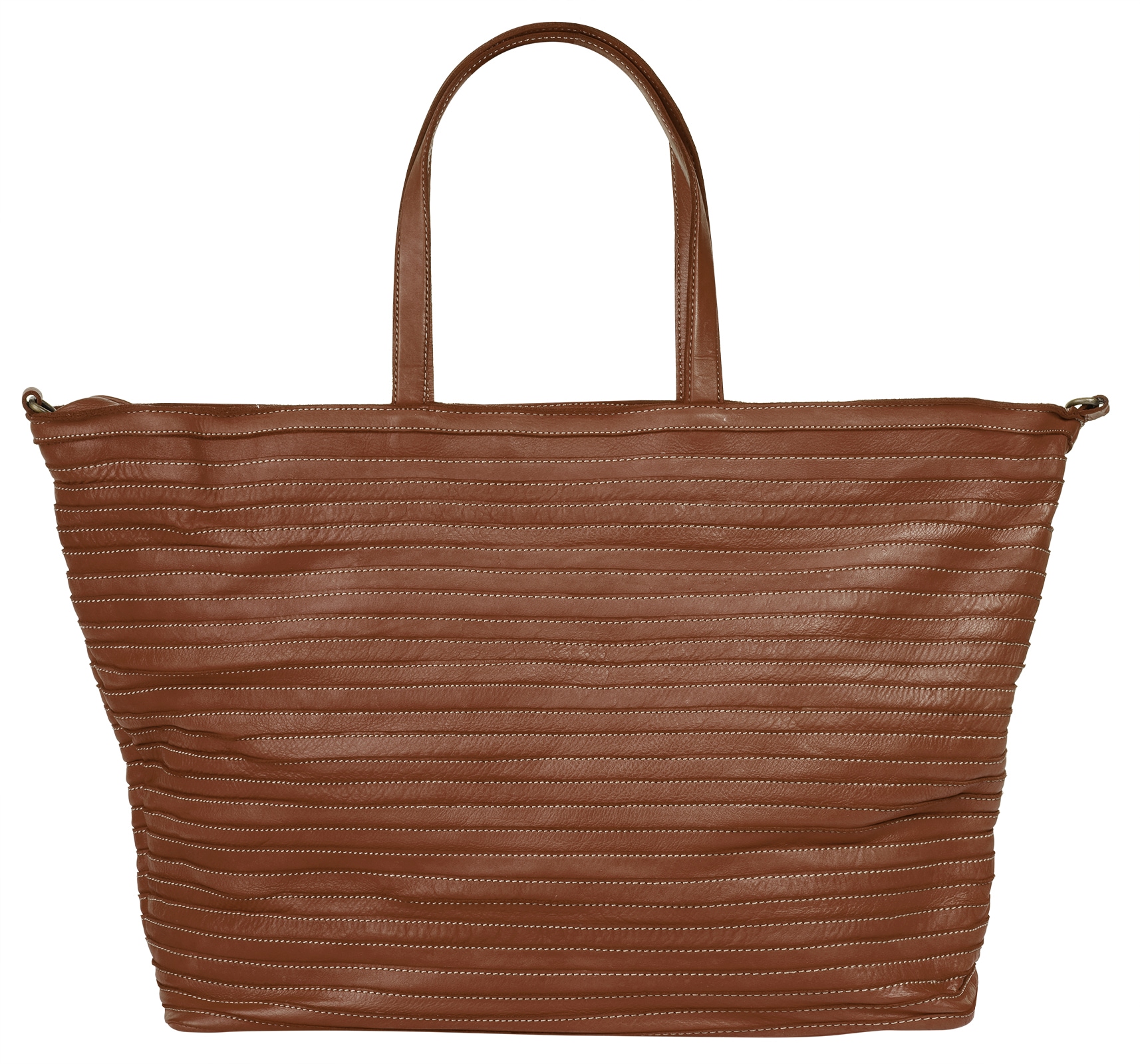 Samantha Look Shopper echt Leder, Made in Italy