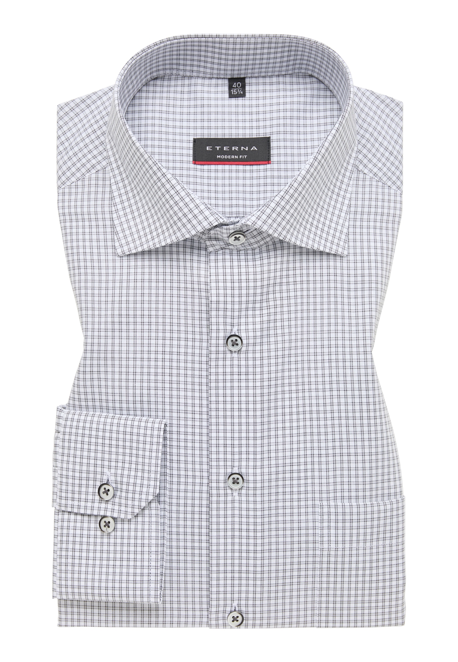 Eterna Langarmhemd »MODERN FIT« NON IRON (bügelfrei)