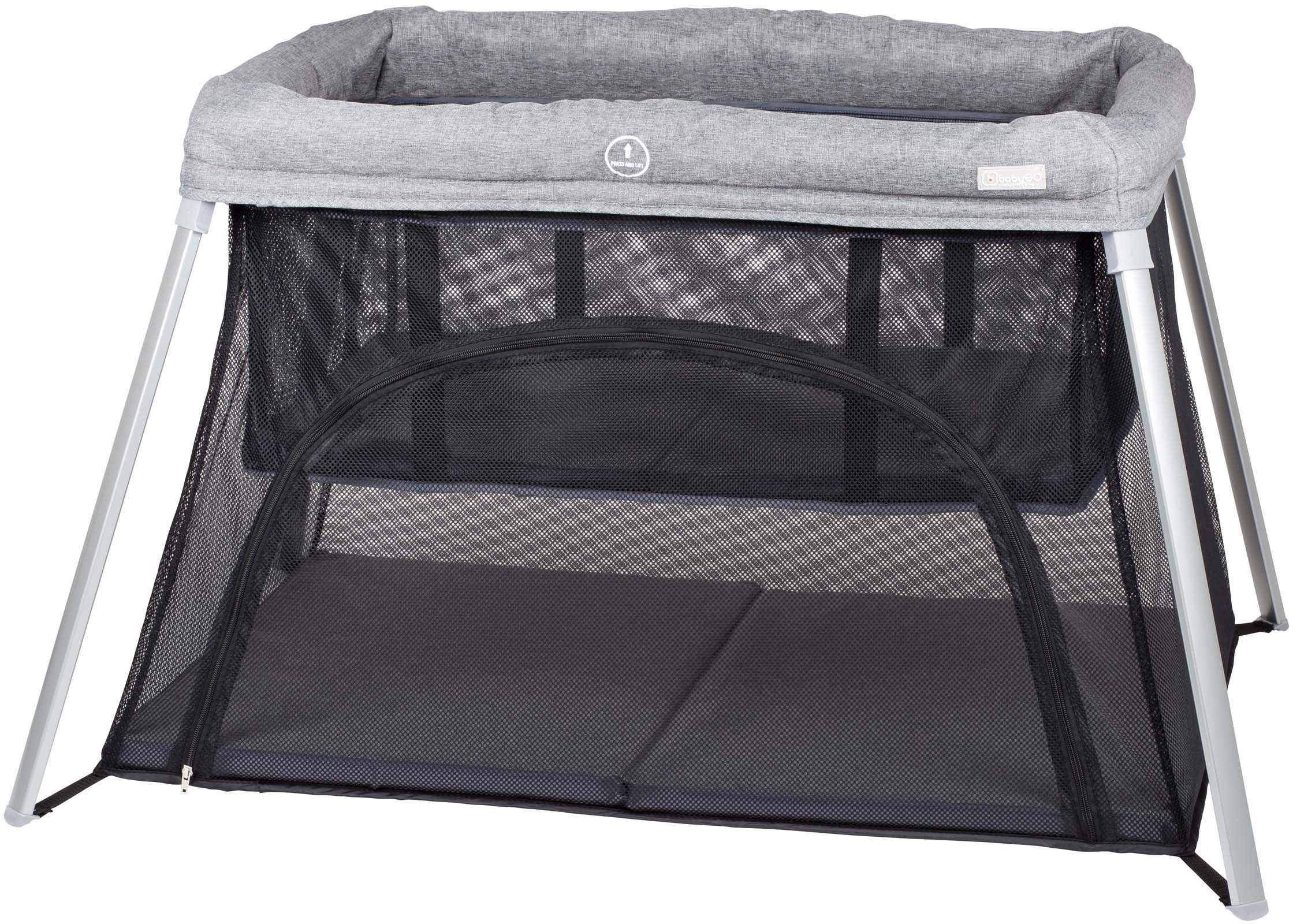 BabyGo Baby-Reisebett »Dreams II, grey«, faltbar