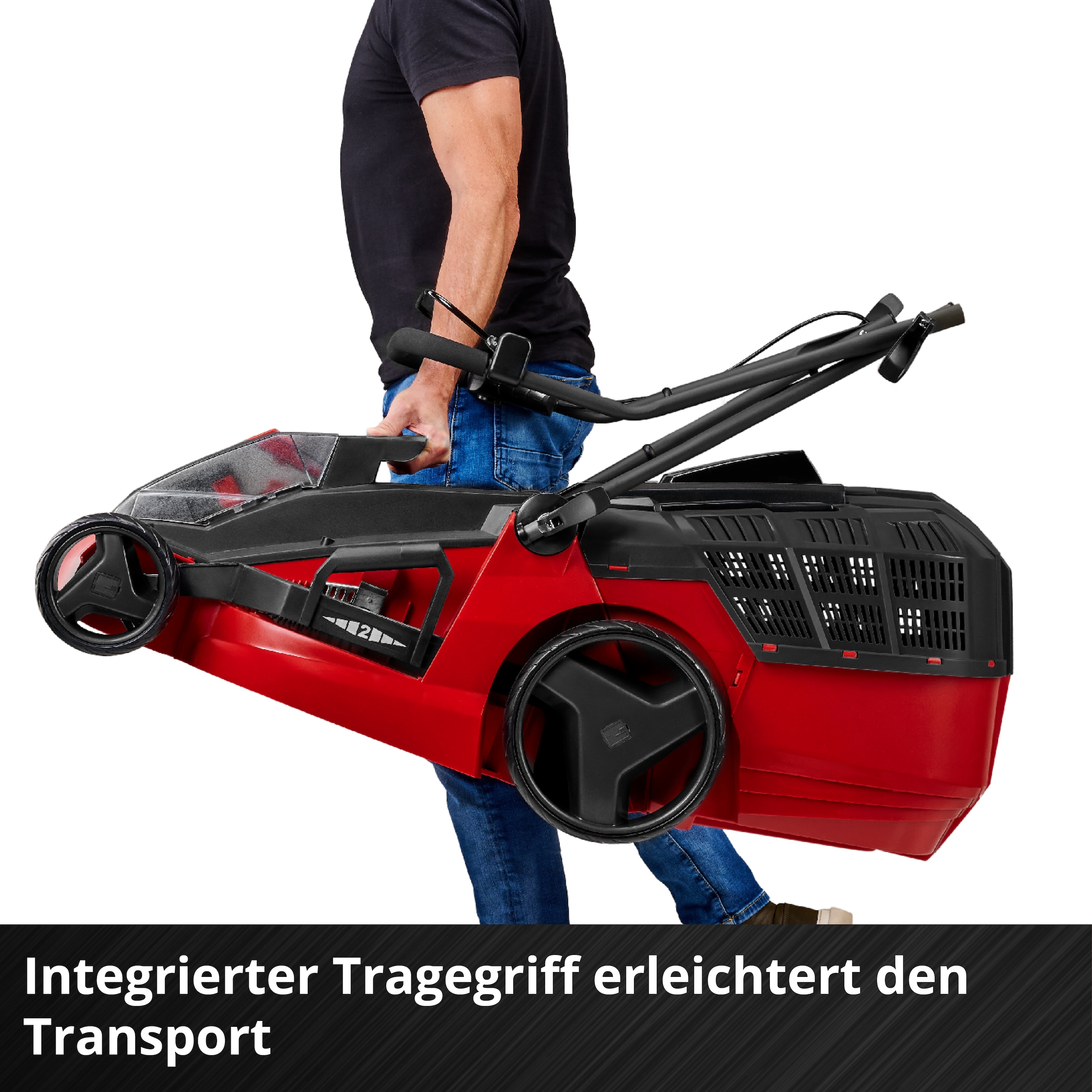 Einhell Akkurasenmäher »GE-CM 43 Li M Kit (2x4,0Ah)« mit Mulchkeil, 2 Akkus 18V/4Ah und 2 Ladegeräten