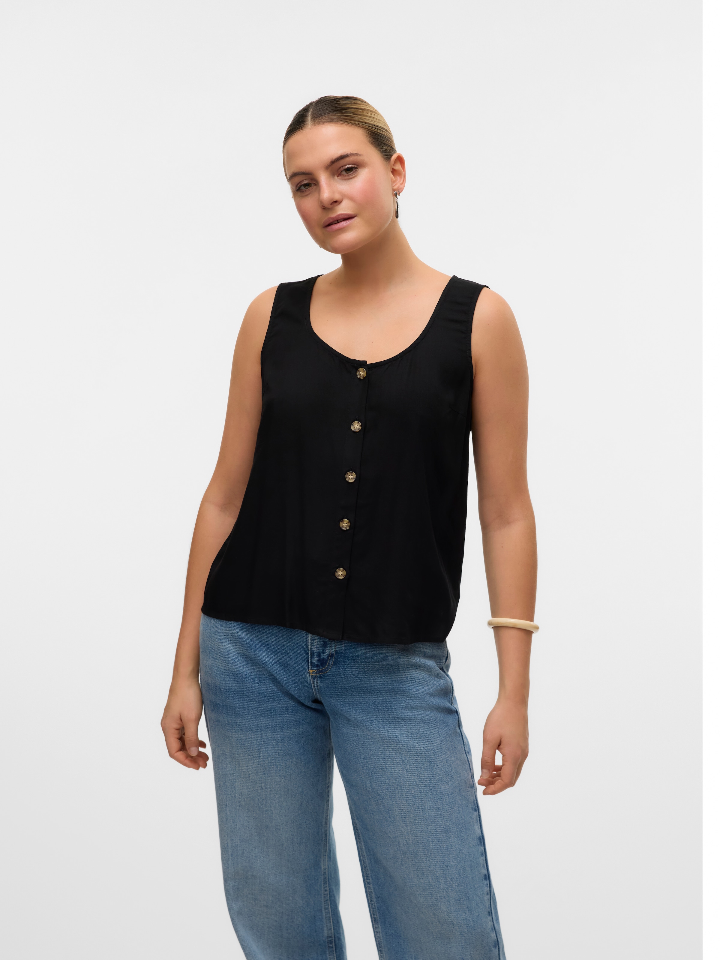 Vero Moda Blusentop »VMBUMPY SL SHIRT WVN GA NOOS«