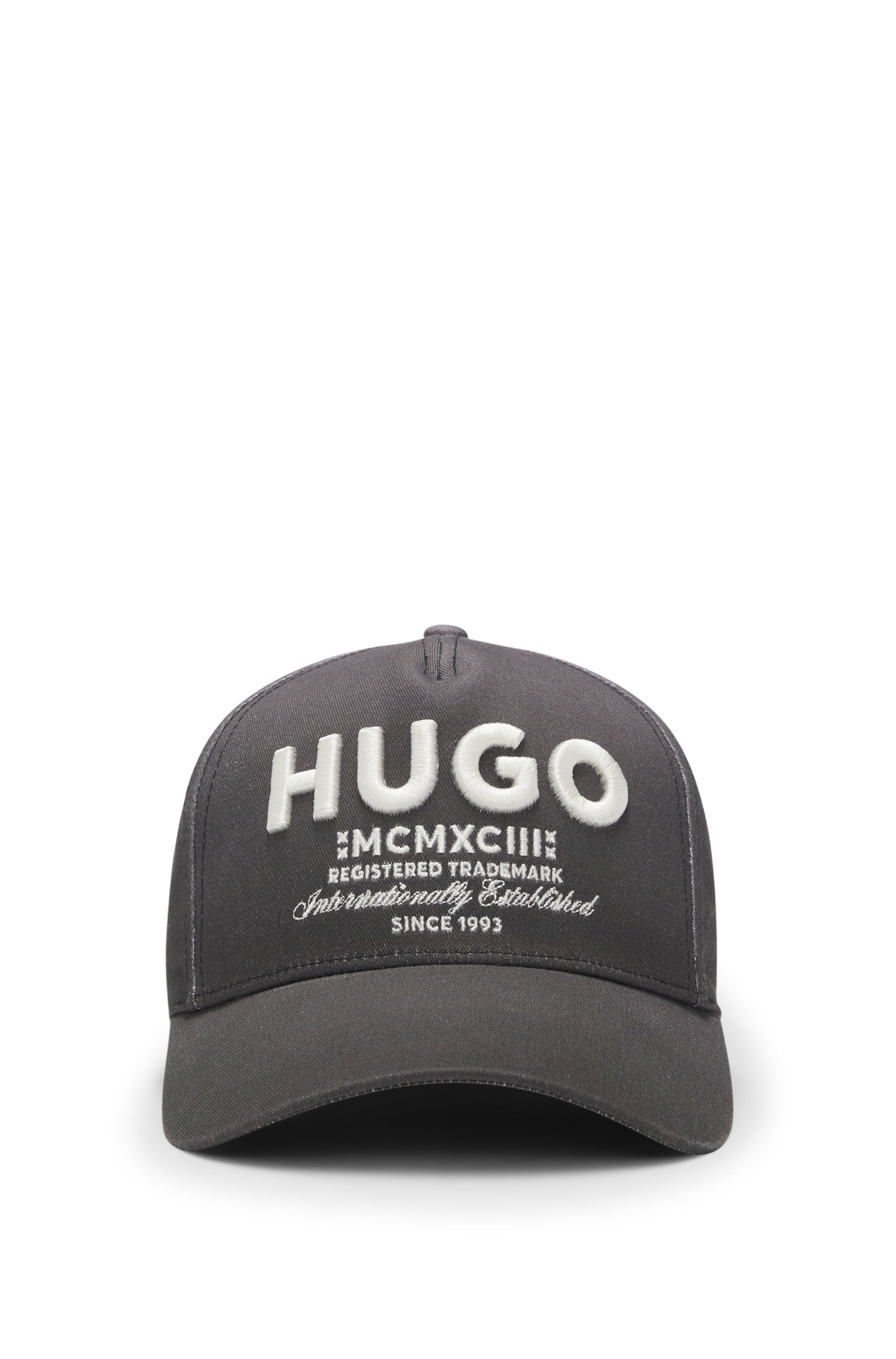 HUGO Blue Baseball Cap »Merk-Degradé« mit Snapback-Verschluss, bestickt