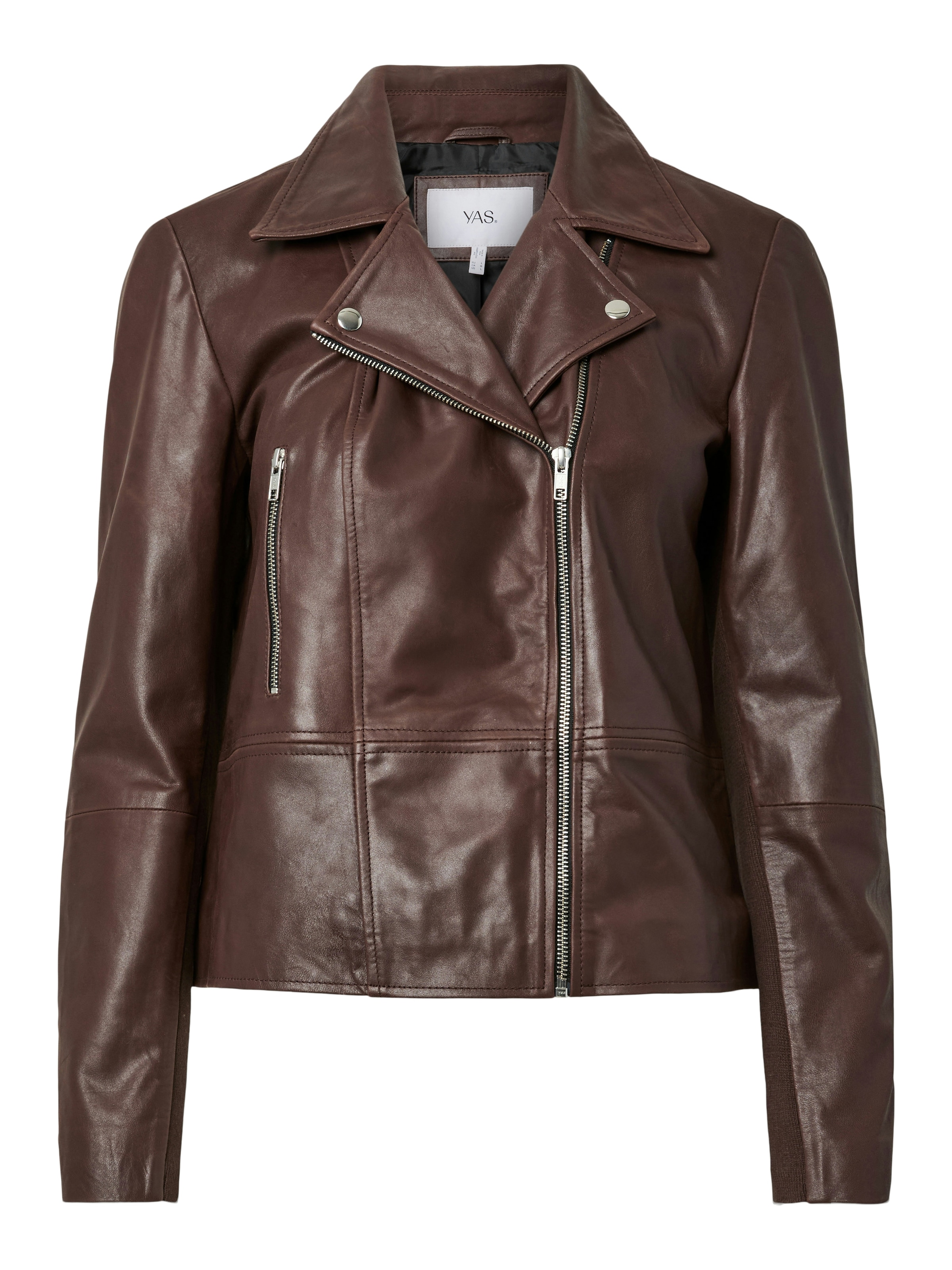 Y.A.S Lederjacke »YASSOPHIE LEATHER JACKET« mit Biker Details