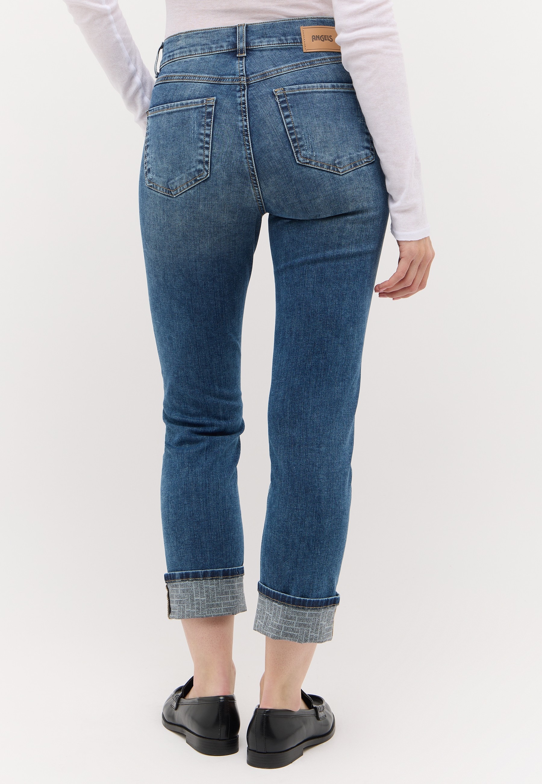 ANGELS 7/8-Jeans »CIRA EDGY« Slim Fit, mit Destroyed- und Abriebeffekten