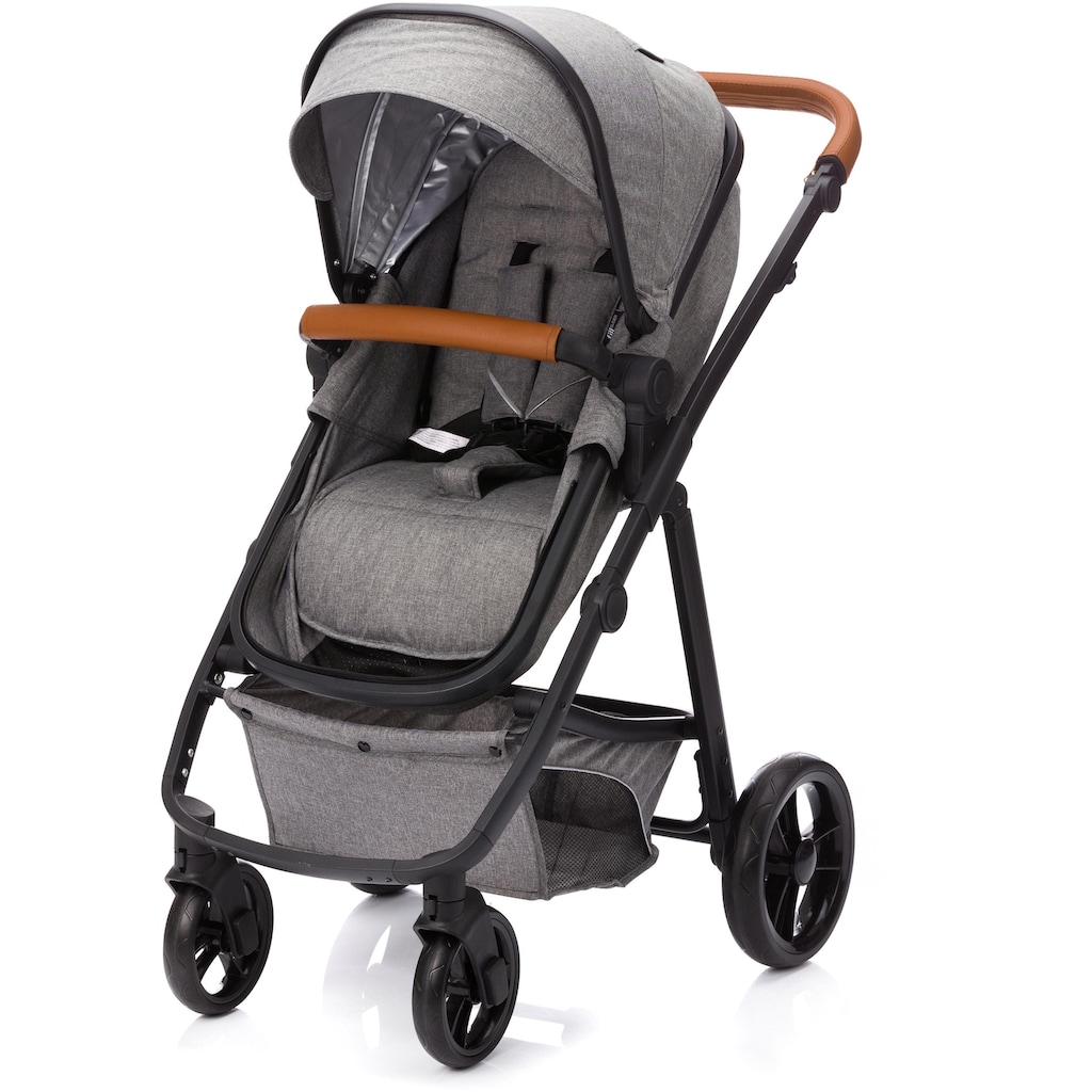 Fillikid Kombi-Kinderwagen »Panther, hellgrau«, 22 kg, mit Babyschale; Kinderwagen