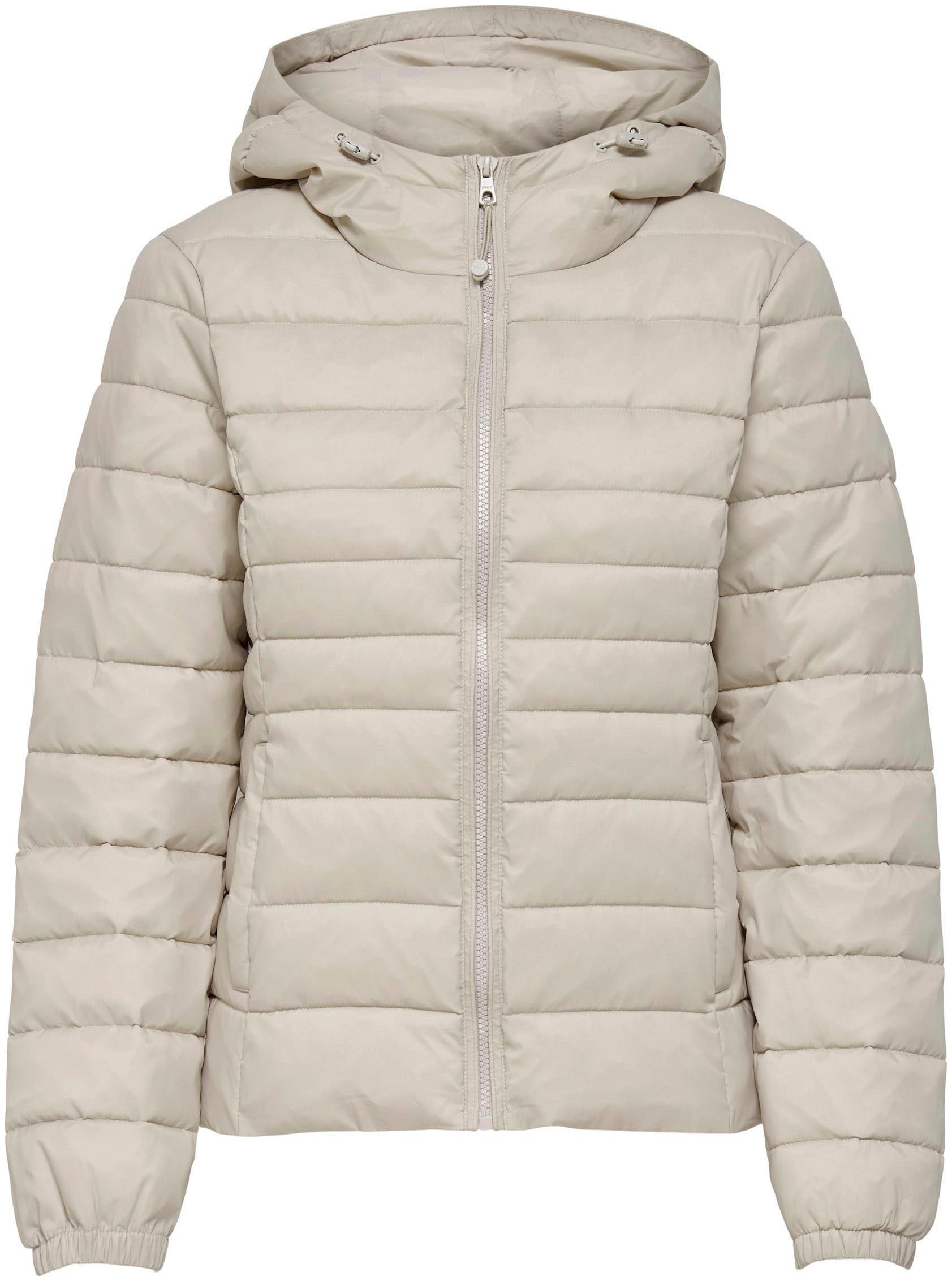 ONLY Steppjacke »ONLTAHOE HOOD JACKET OTW NOOS«, mit Kapuze, in modisch kurzer Form