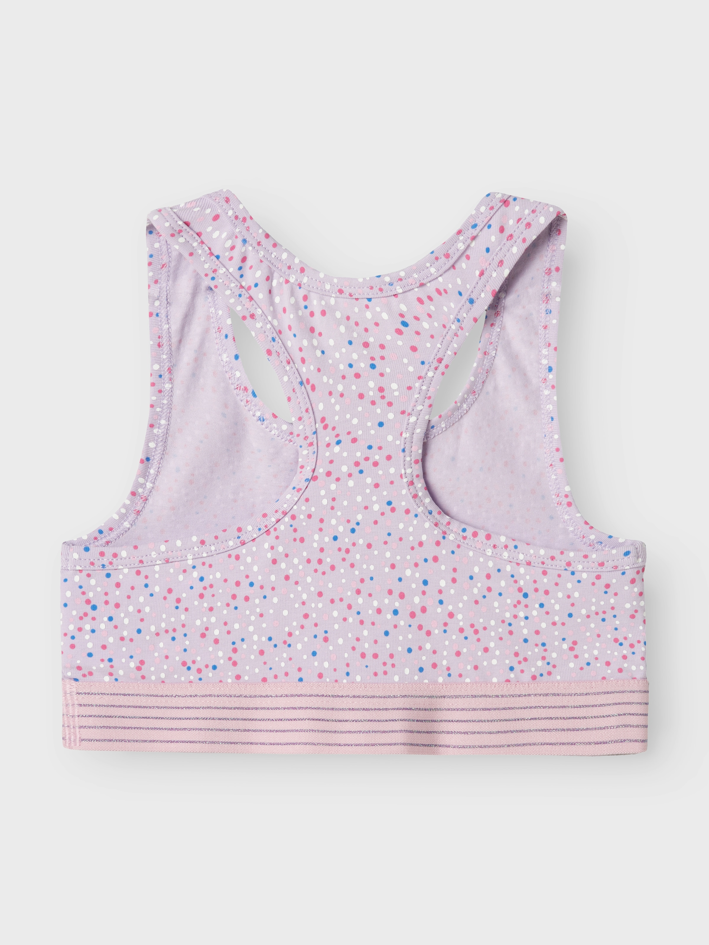 Name It Unterhemd »NKFSHORT TOP 2P PASTEL LILAC DOT NOOS«