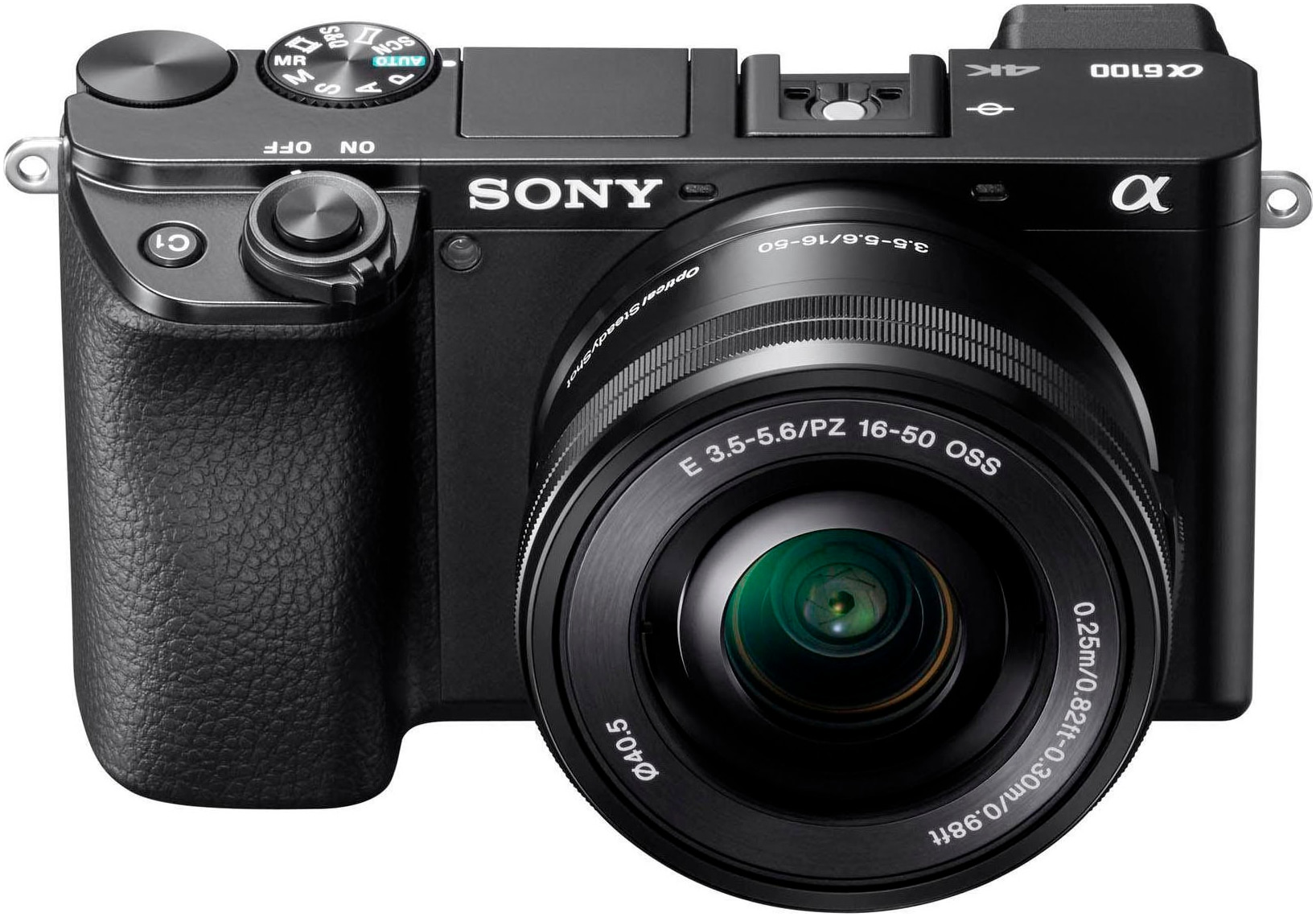 Sony Kompaktkamera »Alpha 6100 + 16-50mm Objektiv«, 24,2 MP, Bluetooth