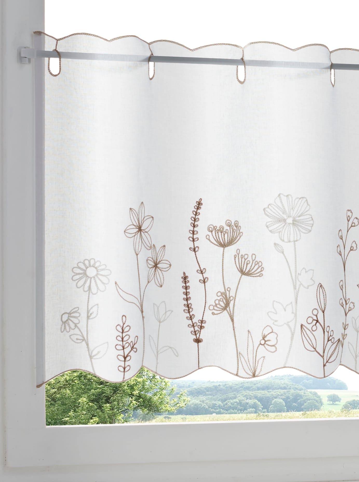 heine home Querbehang Stangendurchzug 1 Stk. tlg.