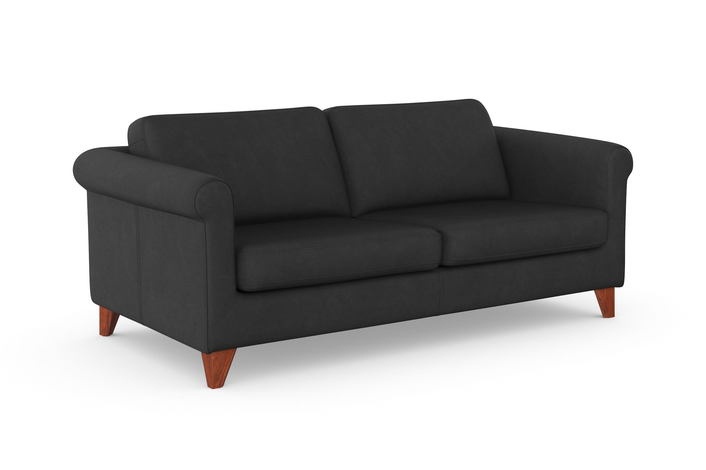 machalke® 2,5-Sitzer »amadeo«, Ledersofa mit geschwungenen Armlehnen, Breite 180 cm