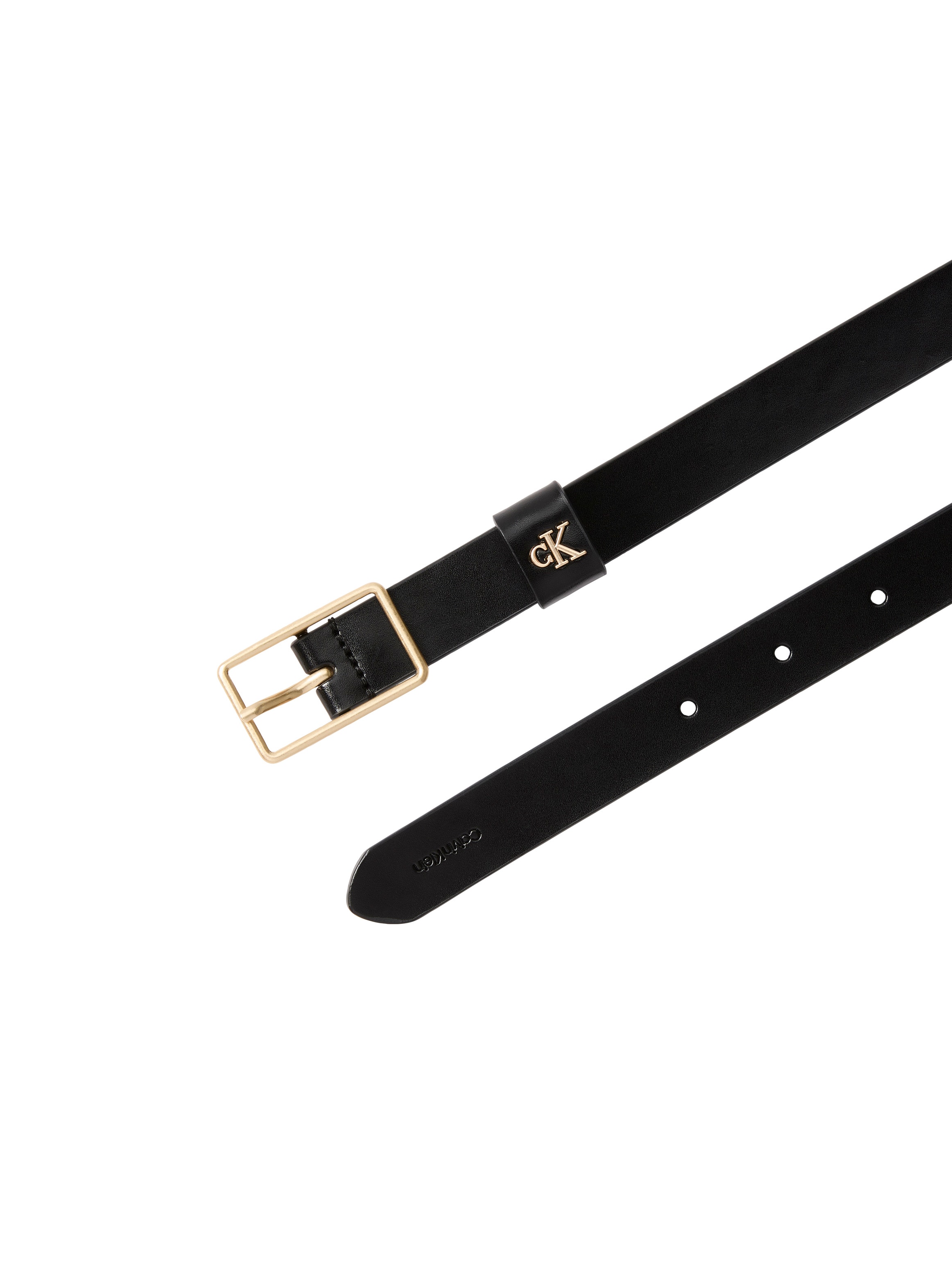 Calvin Klein Ledergürtel »SQUARE BUCKLE CK LOOP 25MM« Größenverstellbar