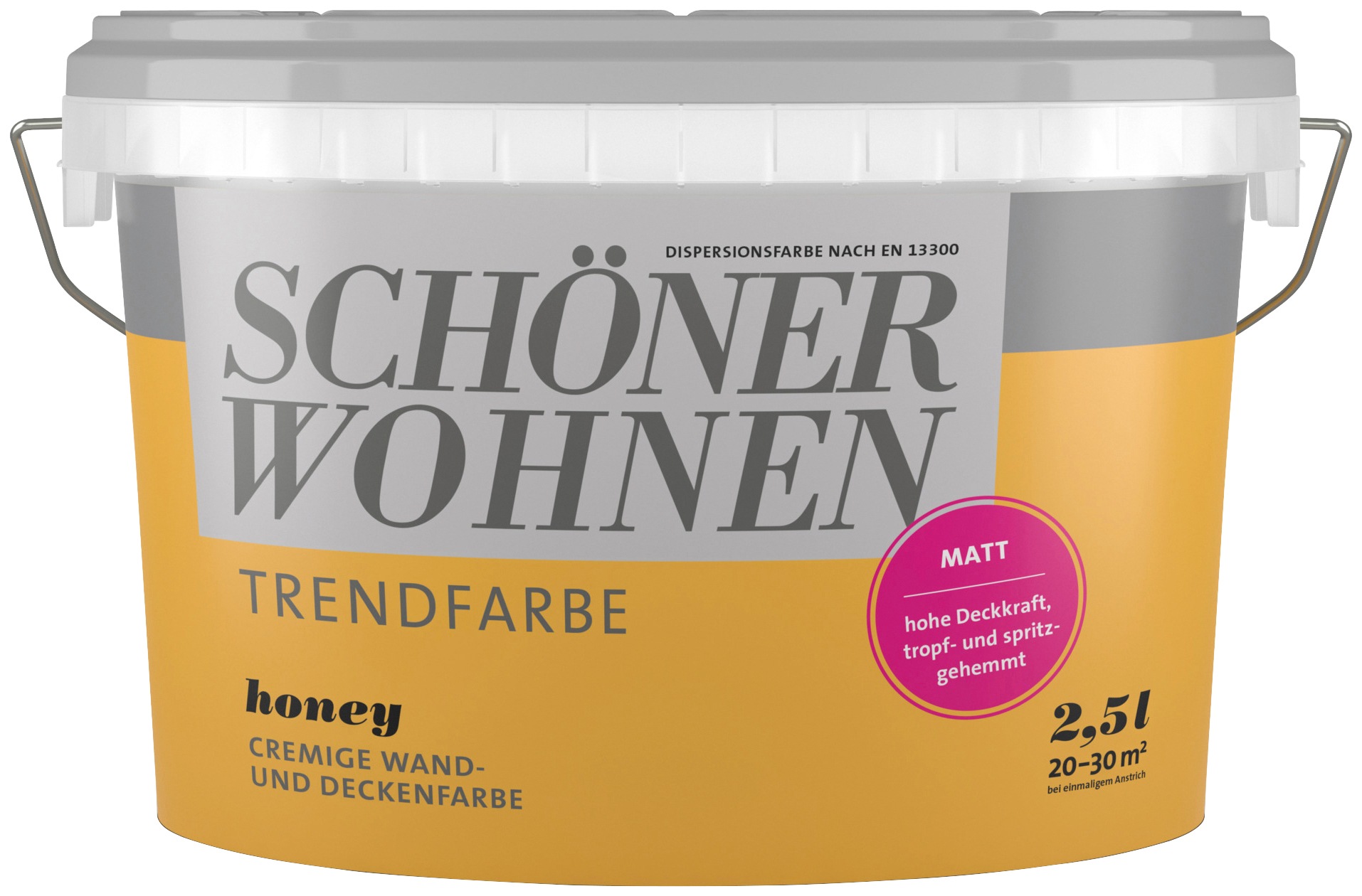 SCHÖNER WOHNEN-Kollektion Wand- und Deckenfarbe »Trendfarbe, matt«, 2,5 Liter, Honey,... kaufen