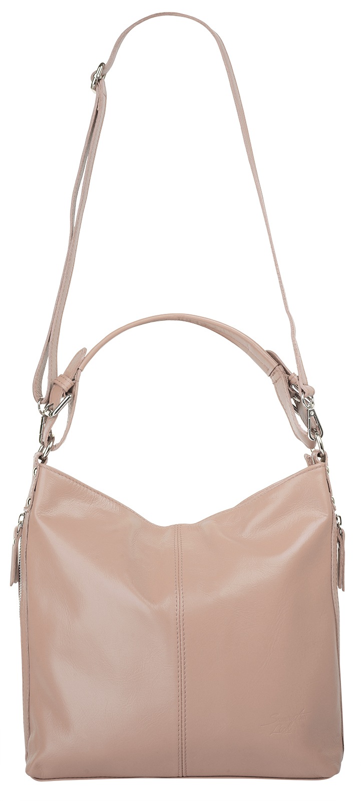 Samantha Look Henkeltasche, echt Leder, Made in Italy
