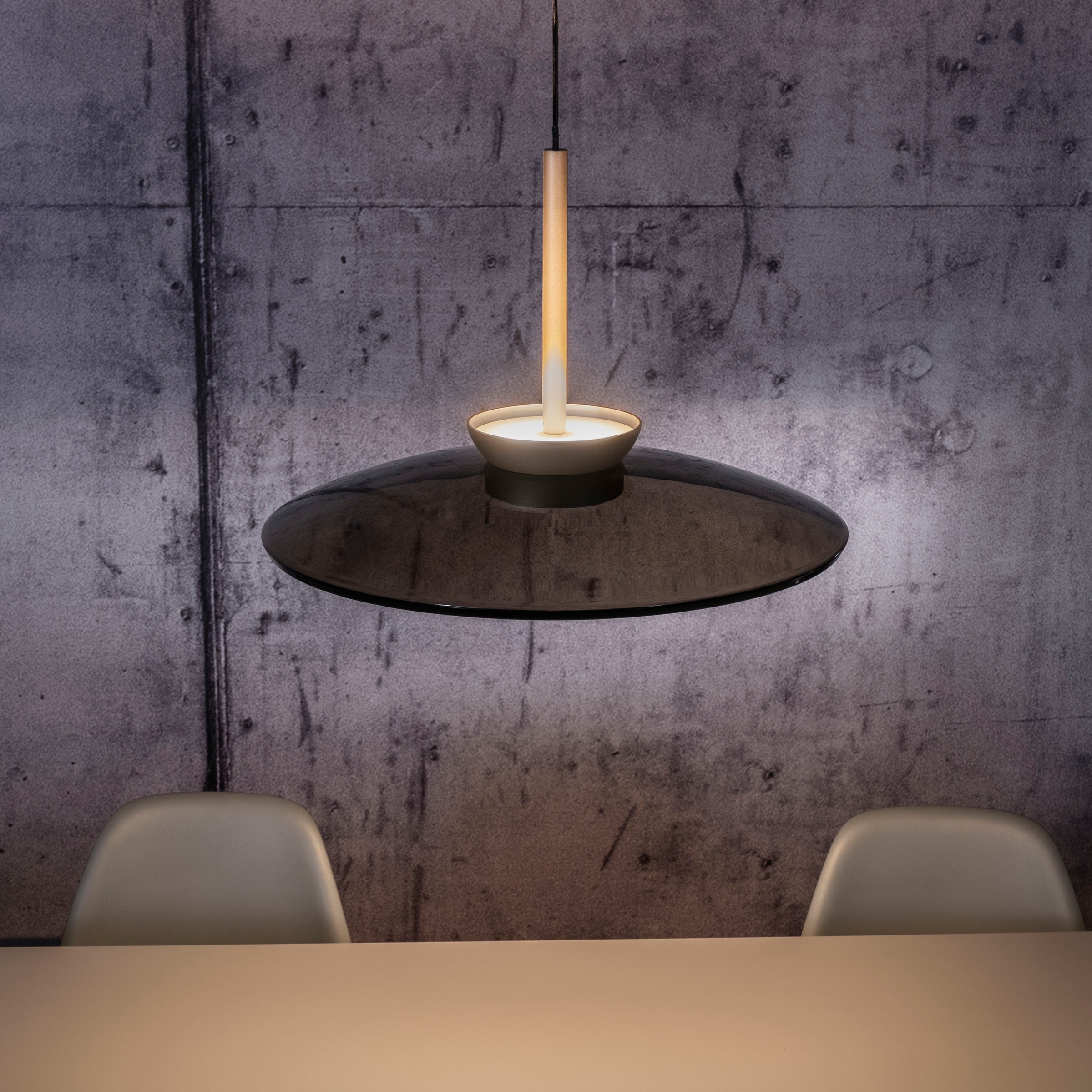 Neuhaus PURE LED Pendelleuchte »PURE E-Moon« LED-Board 1 Stk. warmweiß - kaltweiß e-LIFT® Funktion, CCT, dimmbar über Fernbedienung