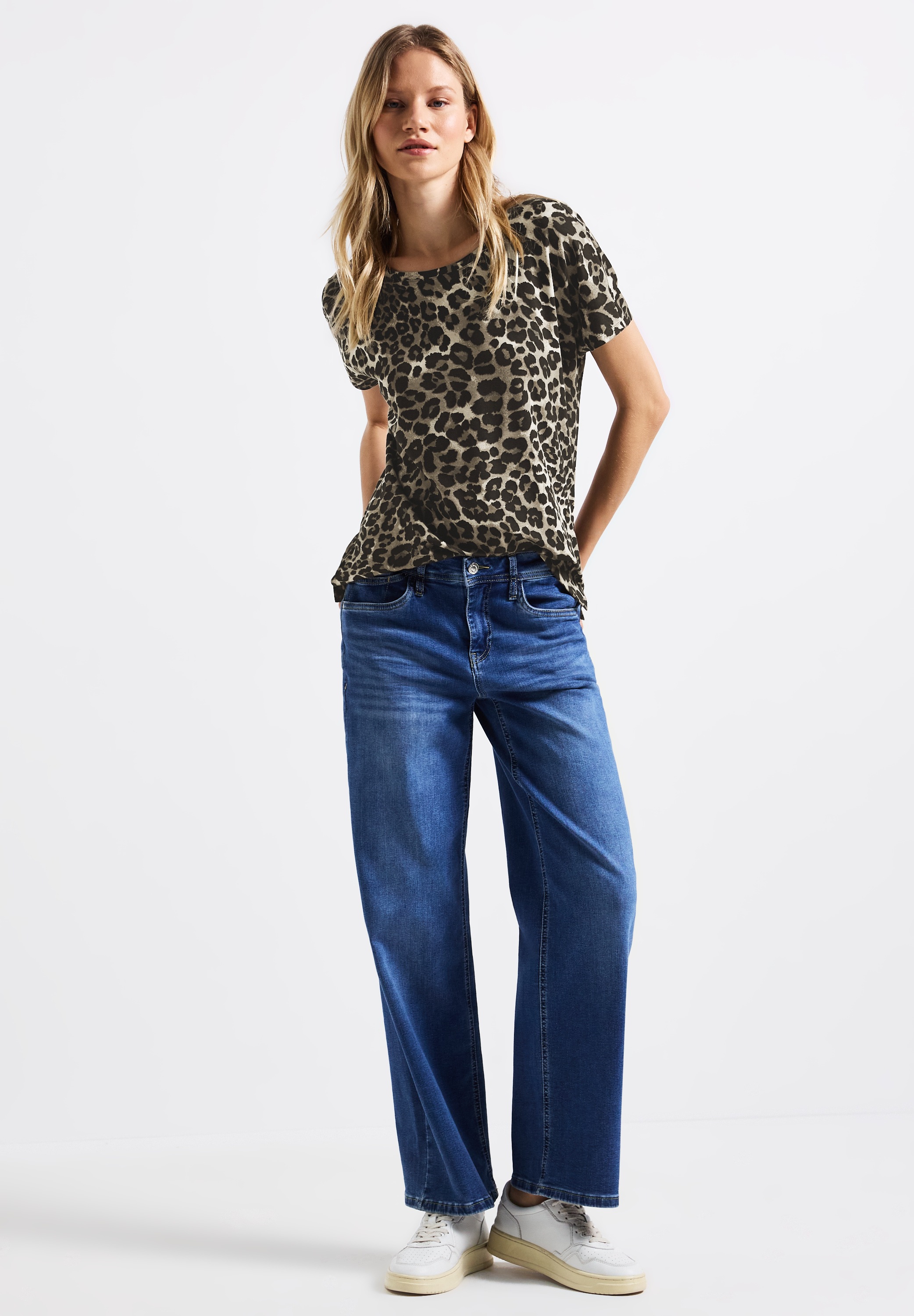 STREET ONE Print-Shirt, mit Animal-Print