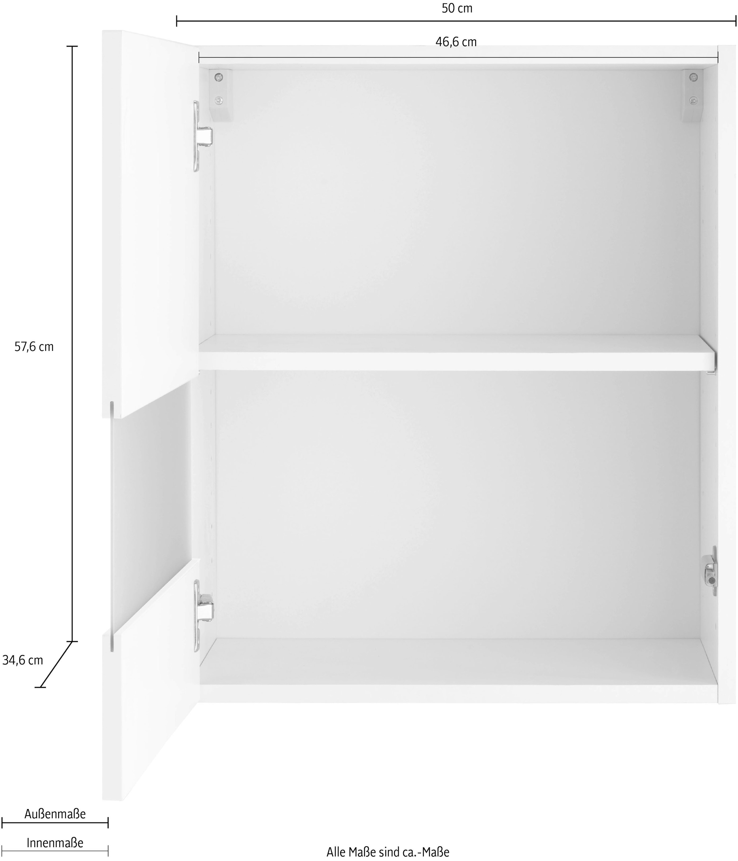 OPTIFIT Glashängeschrank »Roth« Breite 50 cm