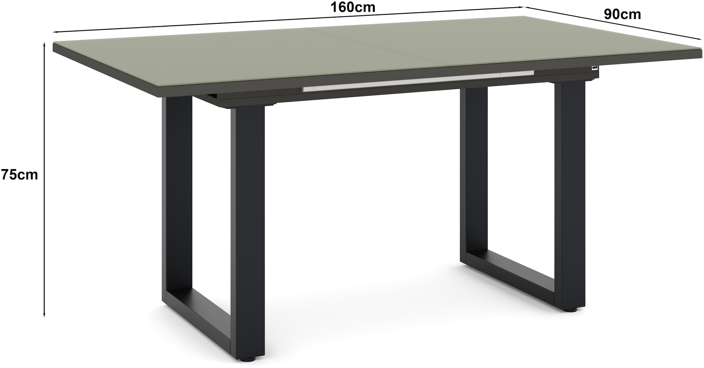 set one by Musterring Esstisch »Reno« 1 Stk. tlg. Mit Vierkantfuß, wählbaren Gestellen und Plattenfarben
