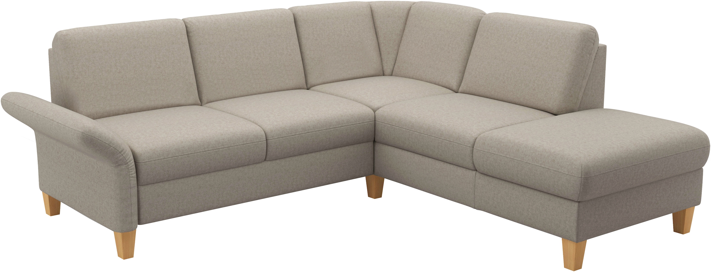 Home affaire Ecksofa »Rochelle, L-Form«, wahlweise mit Armteilverstellung, Bettfunktion und Bettkasten