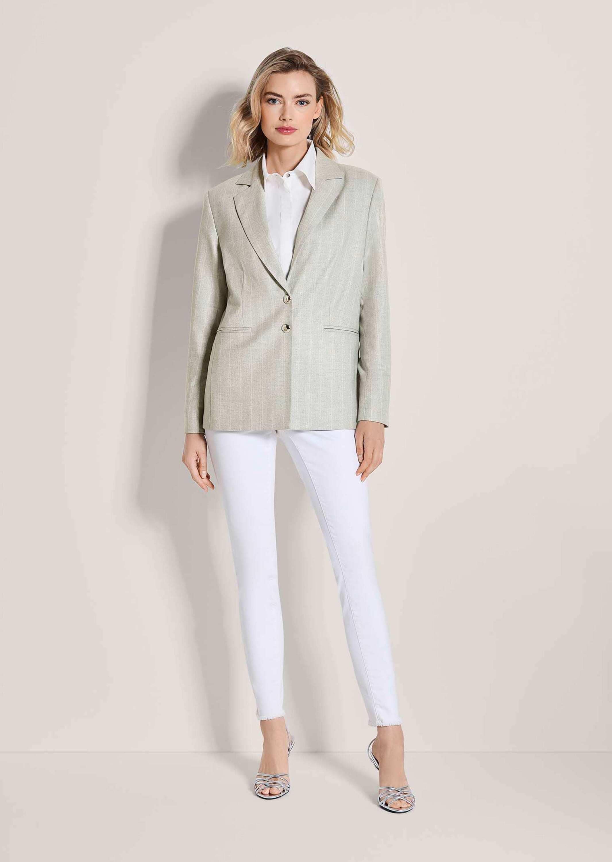 MADELEINE Jackenblazer »Blazer Eleganter Einreiher mit Nadelstreifen«