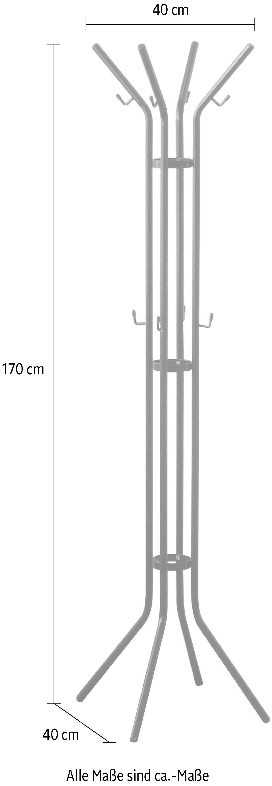 Spinder Design Garderobenständer »JESSY«, Metall, Höhe 170 cm