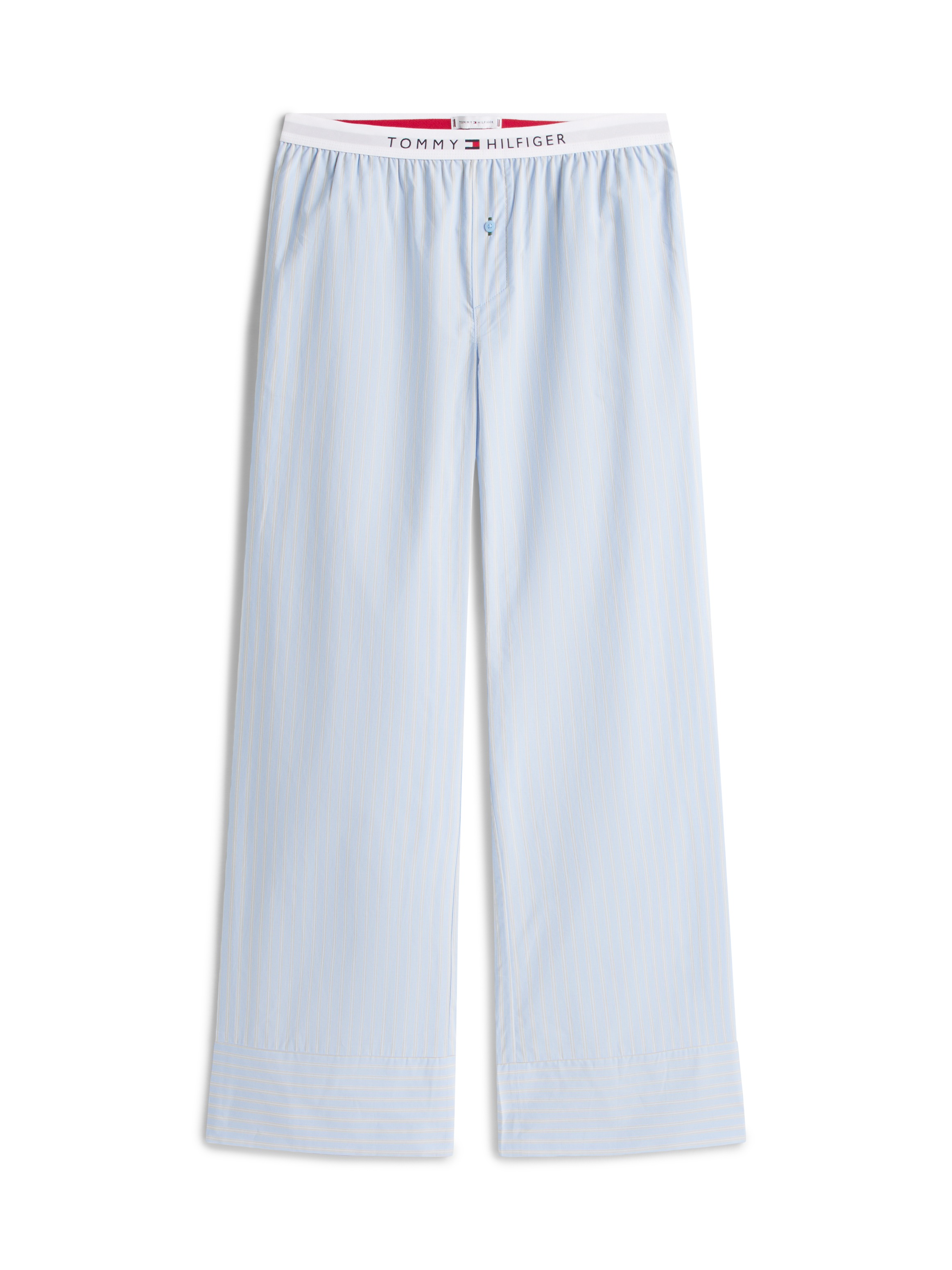 Tommy Hilfiger Underwear Loungehose »POPLIN PANTS«, mit Streifenmuster, Logobund