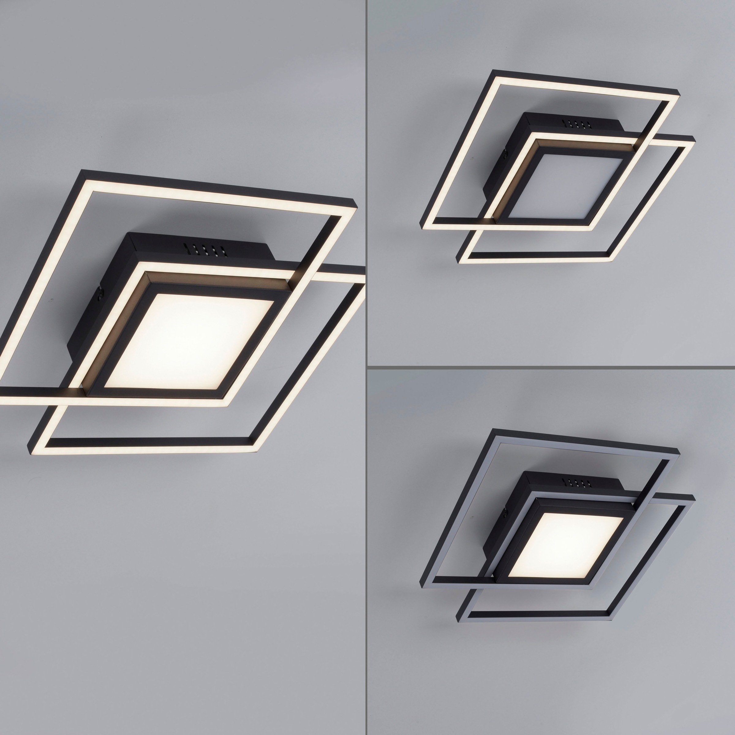 JUST LIGHT Deckenleuchte »ASMIN«, 1 flammig, Leuchtmittel LED-Board | LED fest integriert