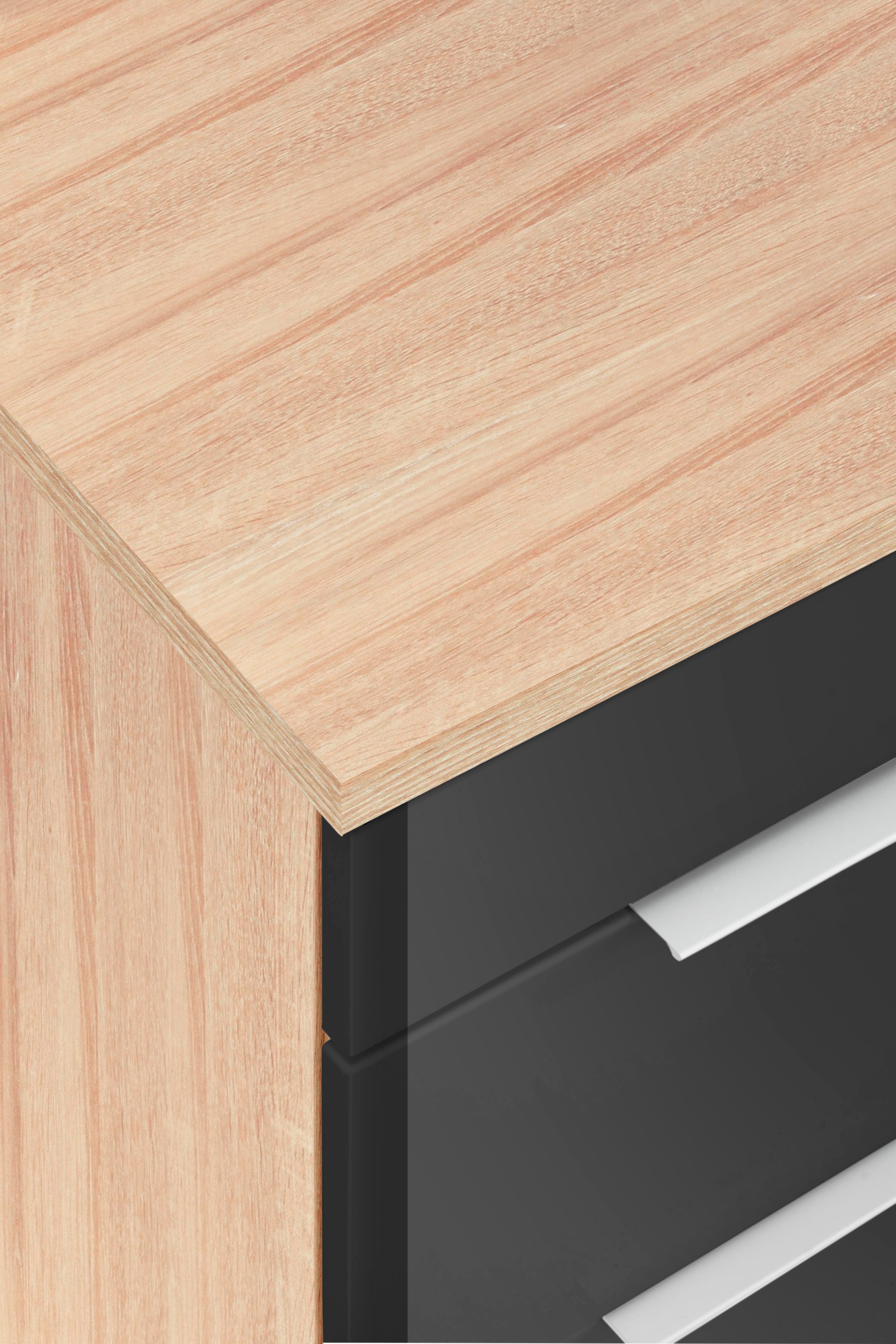 KOCHSTATION Winkelküche »KS-Brindisi« Stellbreite 230/170 cm, wahlweise mit E-Geräten, mit MDF-Fronten