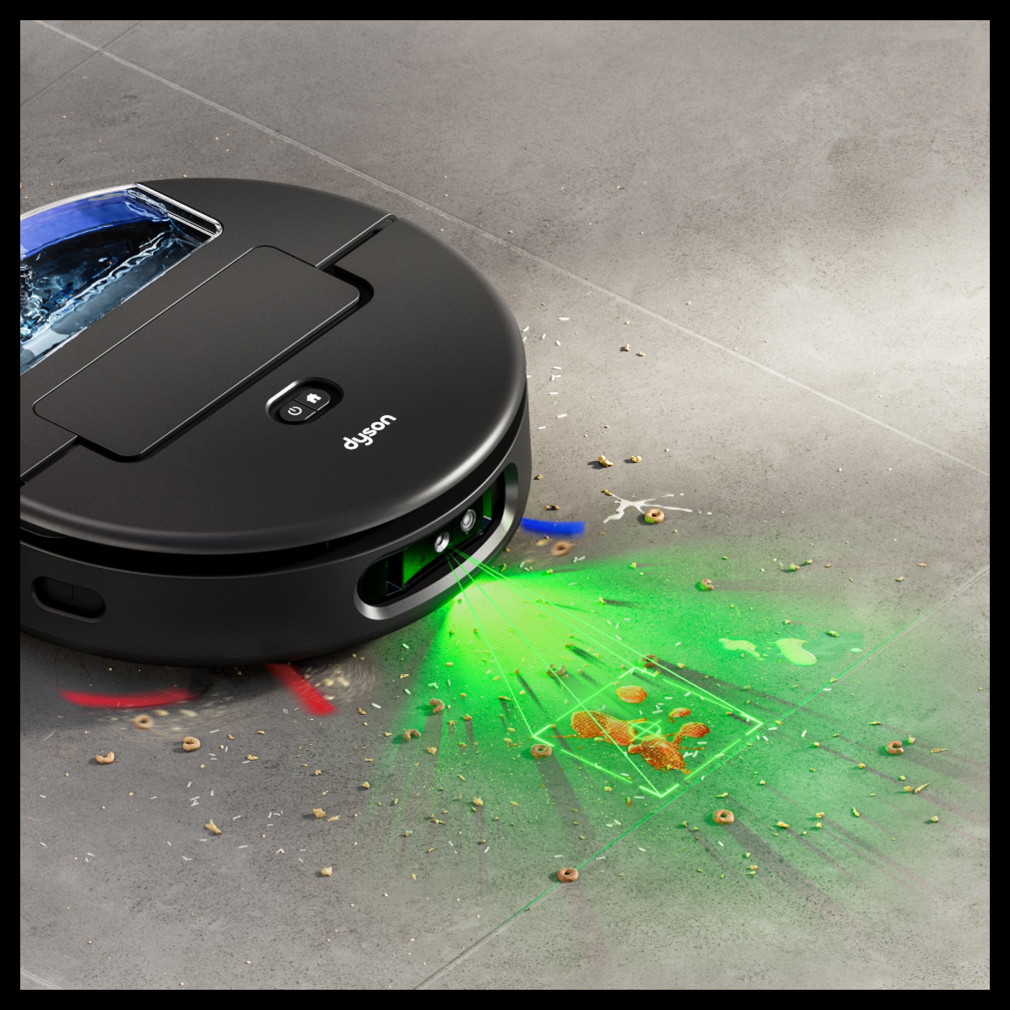 DYSON Saugroboter »spot+scrub Ai« Beseitigt versteckte Flecken mithilfe fortschrittlicher KI