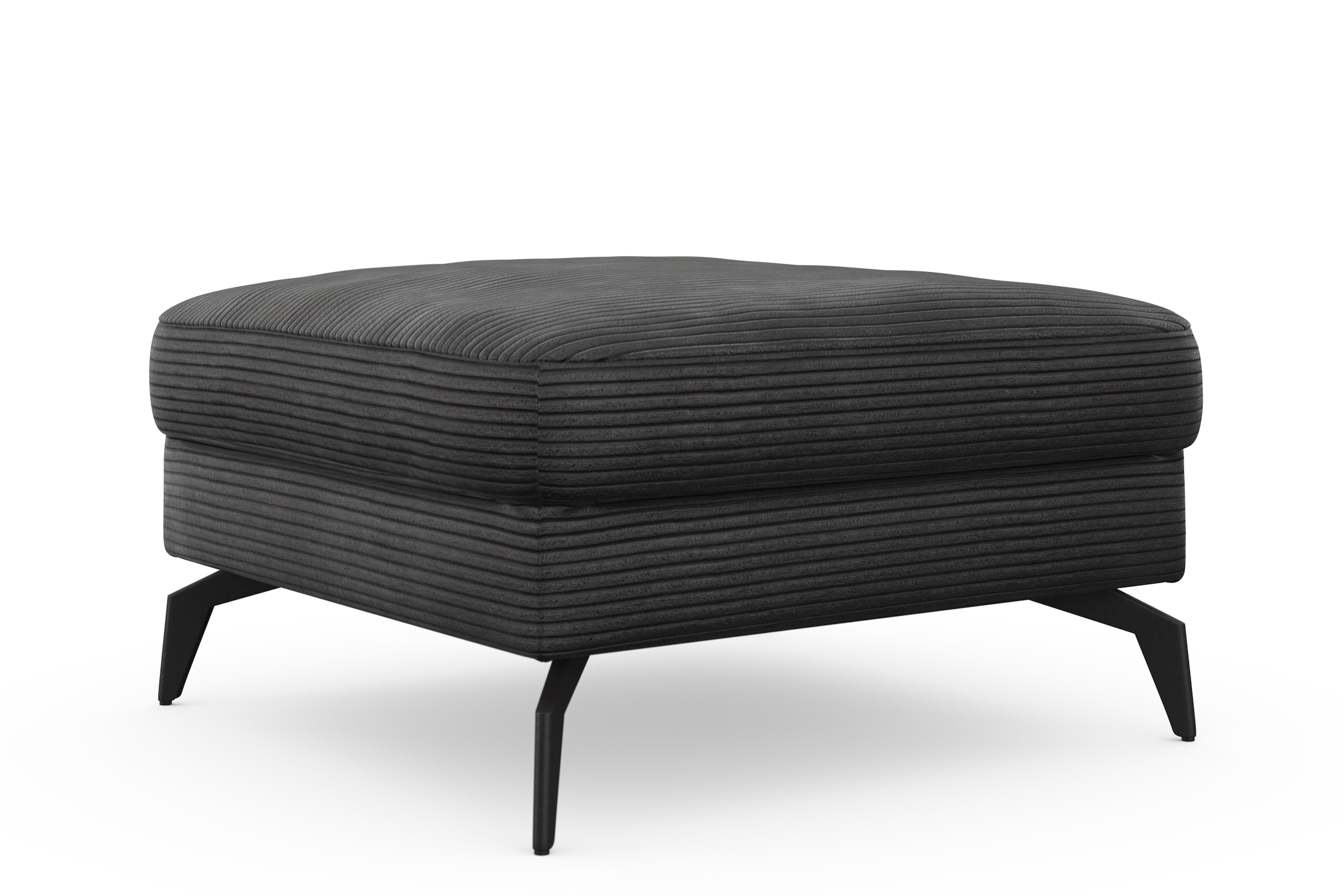 sit&more Polsterhocker »Cabana«, mit stylischen Metallfüßen