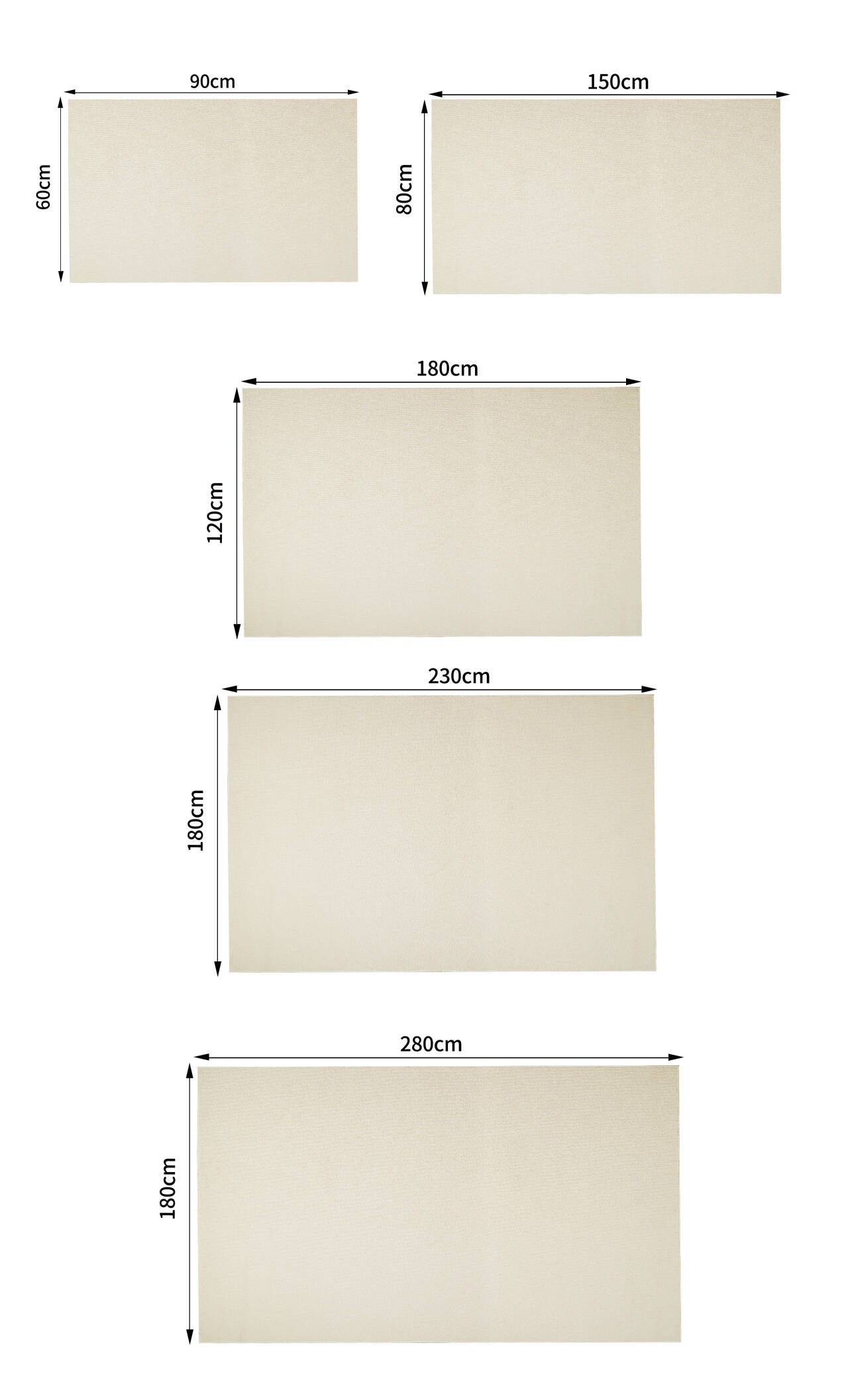 OTTO home Teppich »Jola, Uni-Farben, besonders dichte Qualität, Boho« rechteckig 10 mm Höhe Wohnzimmer, Schlafzimmer, Flur, Kinderzimmer, wasserabweisend