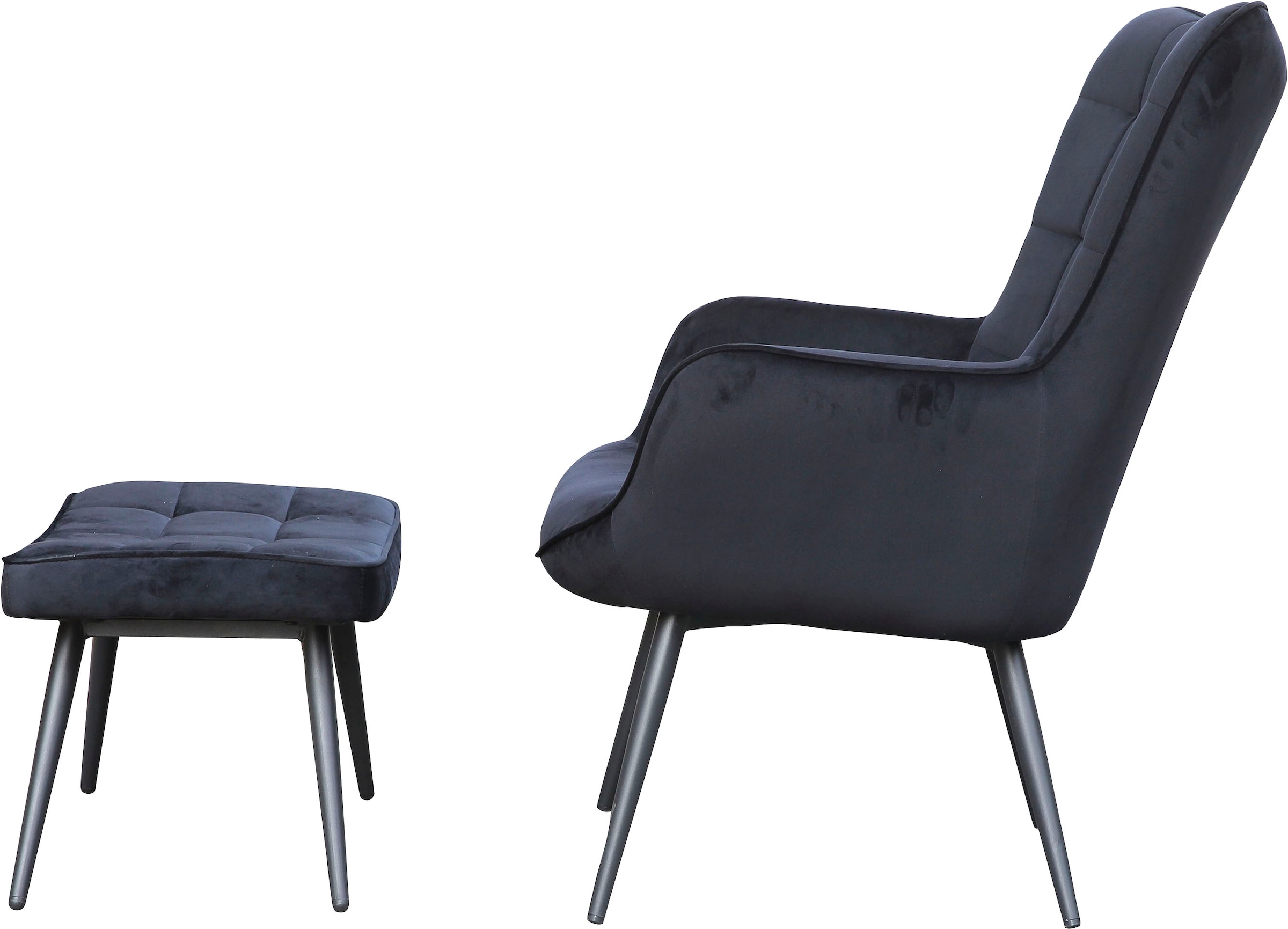 byLIVING Sessel »Uta«, (1 St.), in Cord, Samt oder Webstoff auf Raten  kaufen