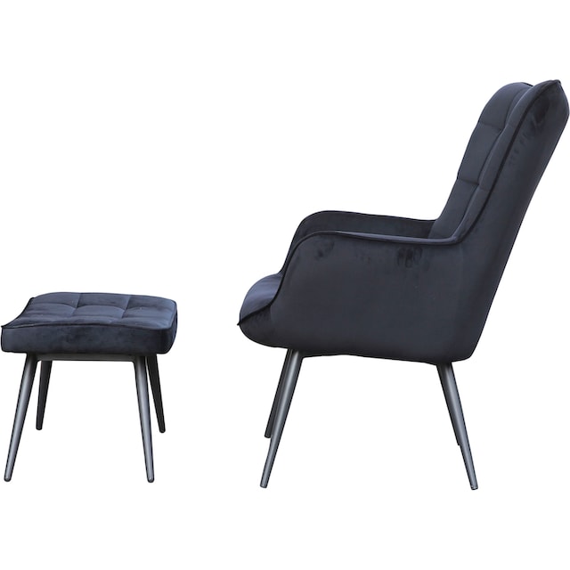 byLIVING Sessel »Uta«, (1 St.), in Cord, Samt oder Webstoff auf Raten  kaufen