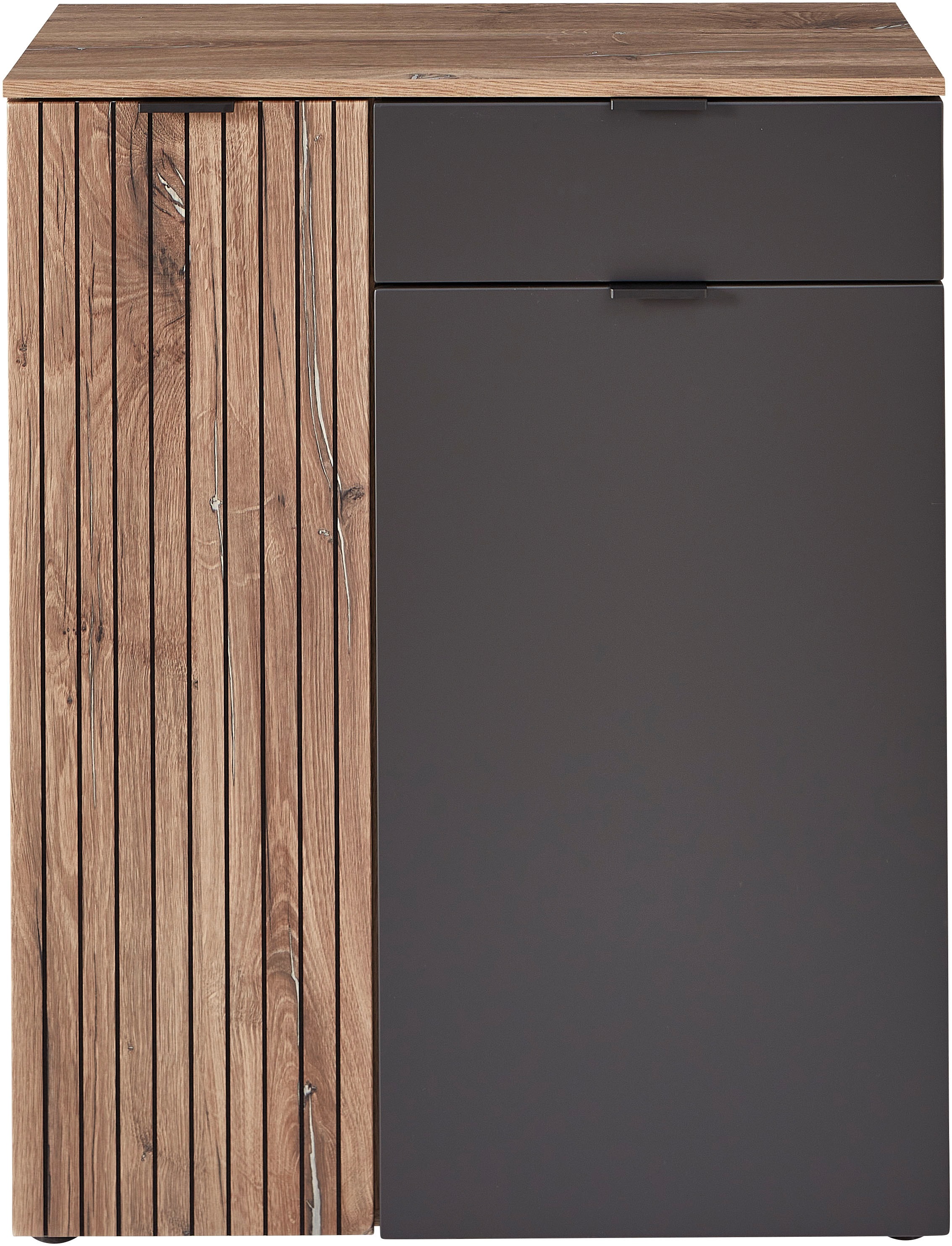Innostyle Schuhschrank »LINEA Schuhschrank, Schubkasten, 82x103x38cm (B/H/T)«, (1 St.), 2 Holztüren, Schubkasten, Soft-Close,ABS-Schutzkanten