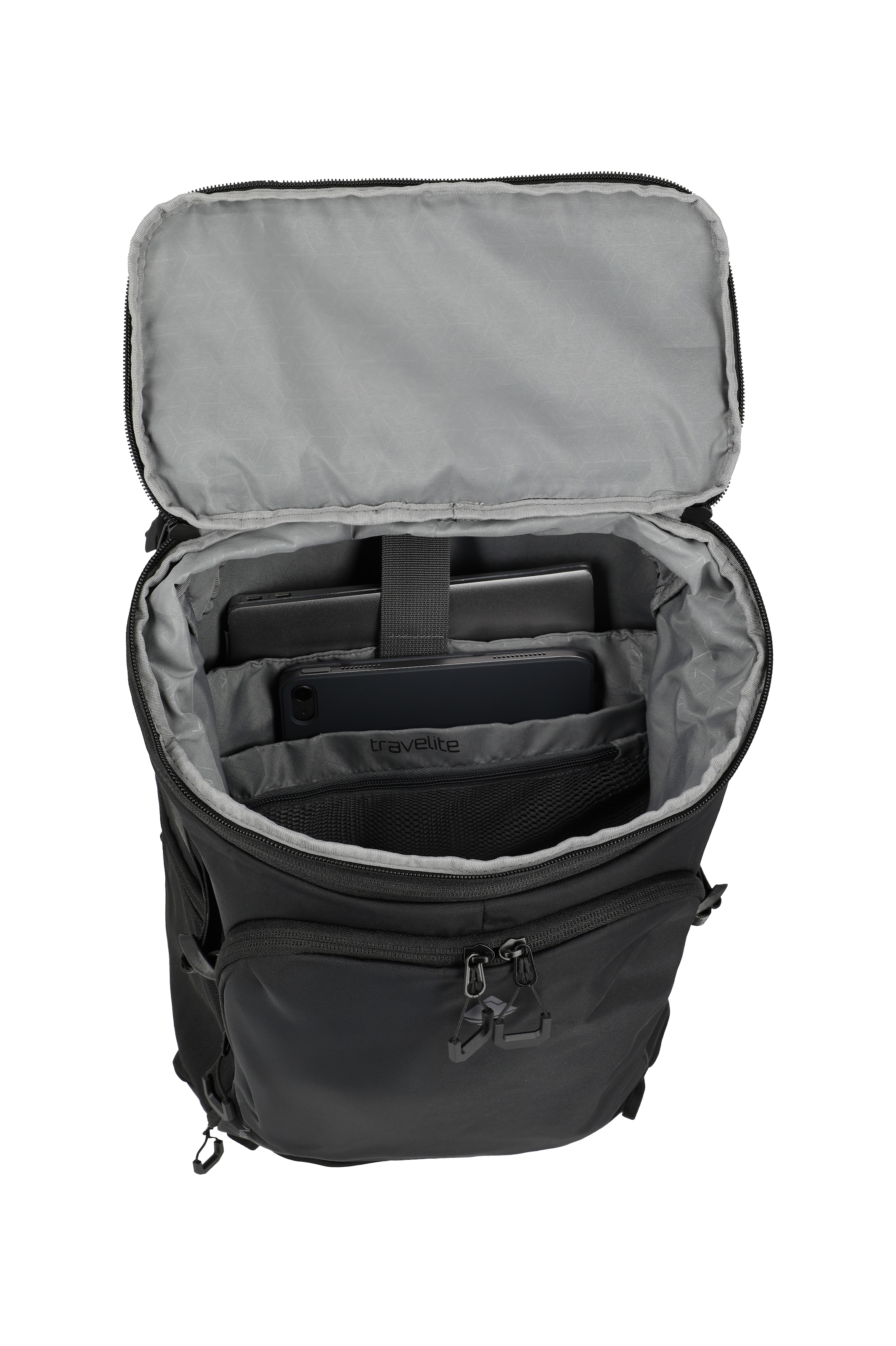 travelite Reisetasche »VENTURE LINE Rucksack mit Laptopfach« mit Aufsteckfunktion und Laptopfach – vielseitig nutzbar