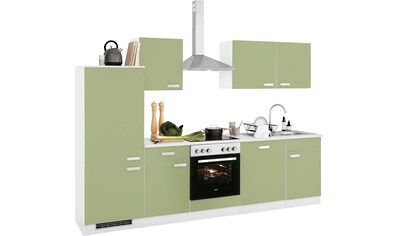 wiho Küchen Küchenzeile »Husum«, mit E-Geräten, Breite 280 cm kaufen