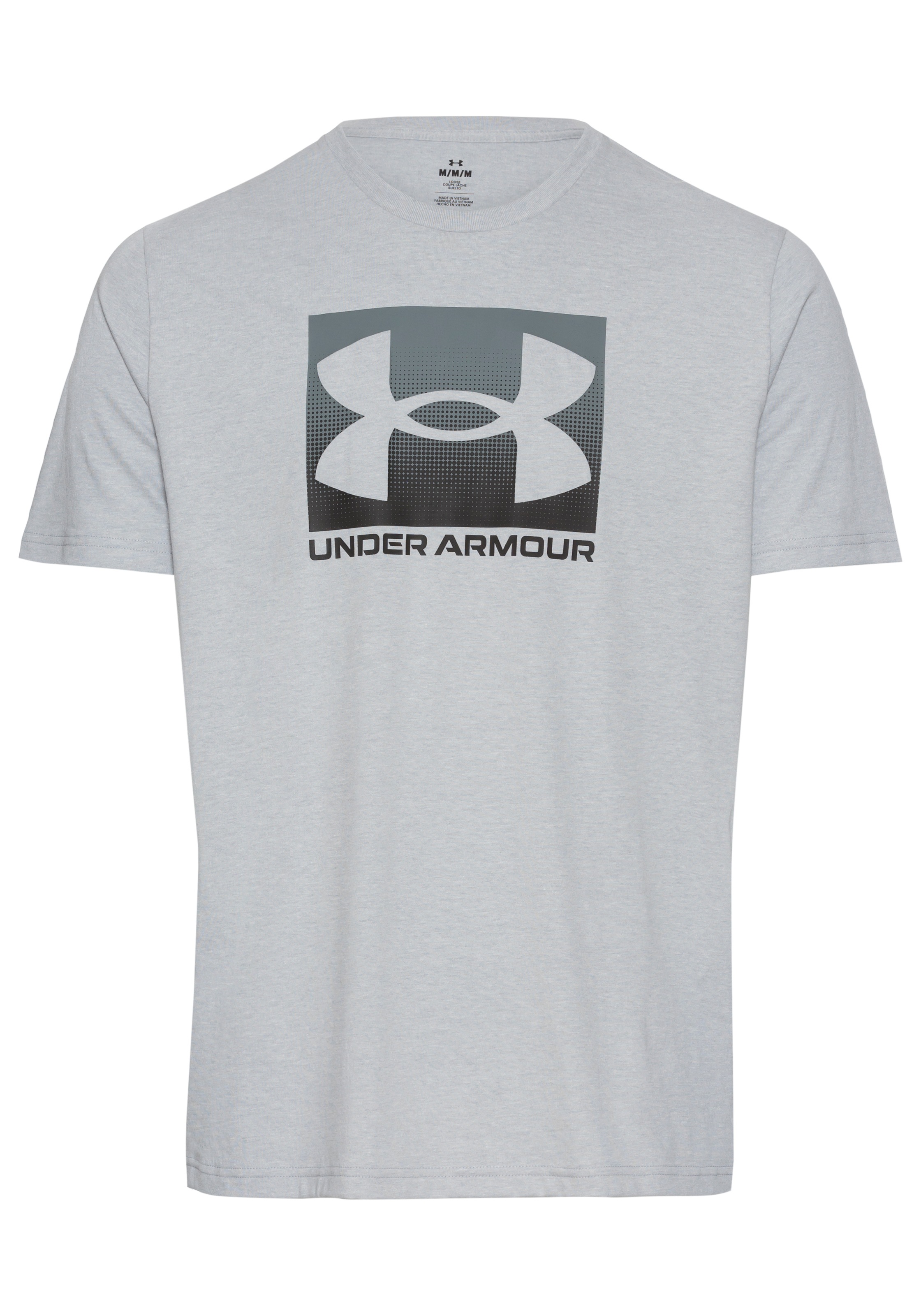 Under Armour® T-Shirt »UA M BOXED SPORTS UPDATED SS« sportlicher Stil, Rundhalsausschnitt, aus Baumwolle und Polyester