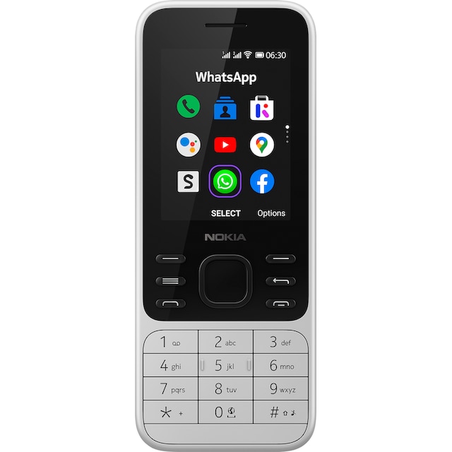 Nokia Handy »6300 4G Leo«, charcoal, 6 cm/2,4 Zoll, 4 GB Speicherplatz ➥ 3  Jahre XXL Garantie | UNIVERSAL