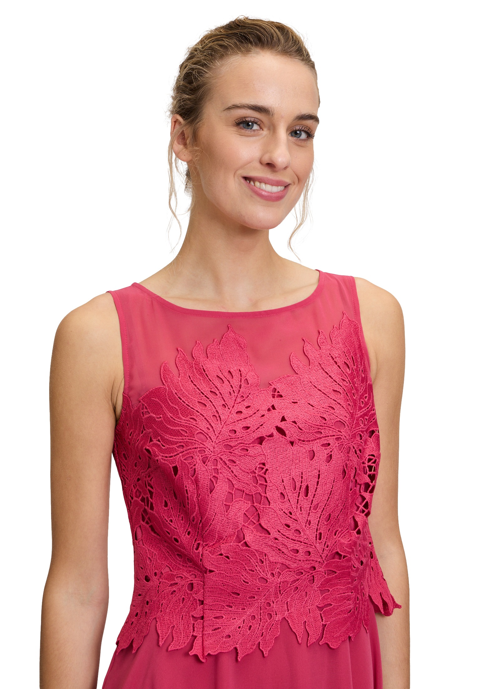 Vera Mont Chiffonkleid »Chiffonkleid mit Stickerei«