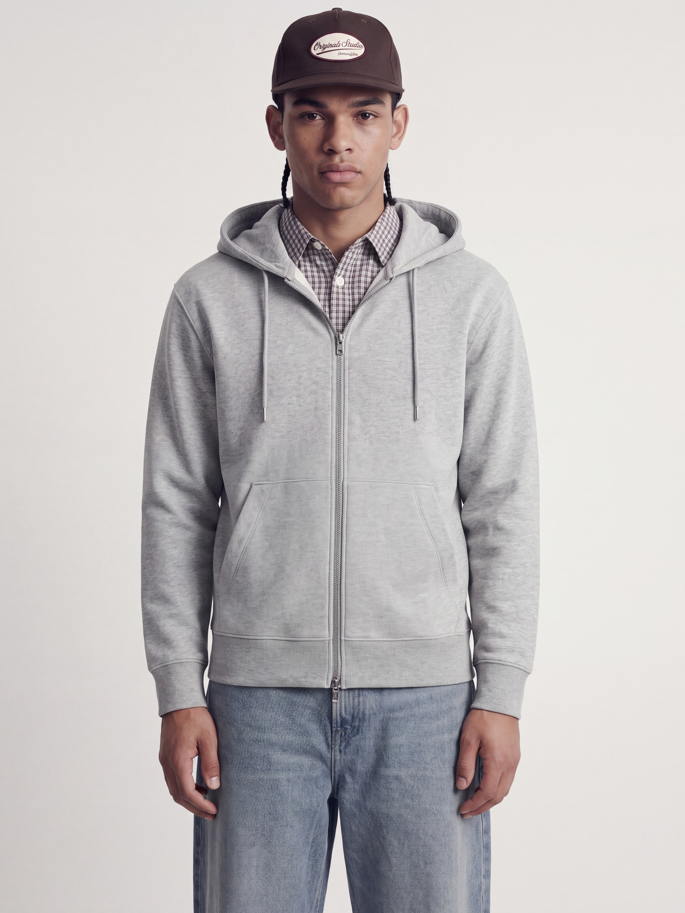 Jack & Jones Kapuzensweatjacke »JJEACE SWEAT ZIP HOOD NOOS« Baumwollmischung, relaxed fit