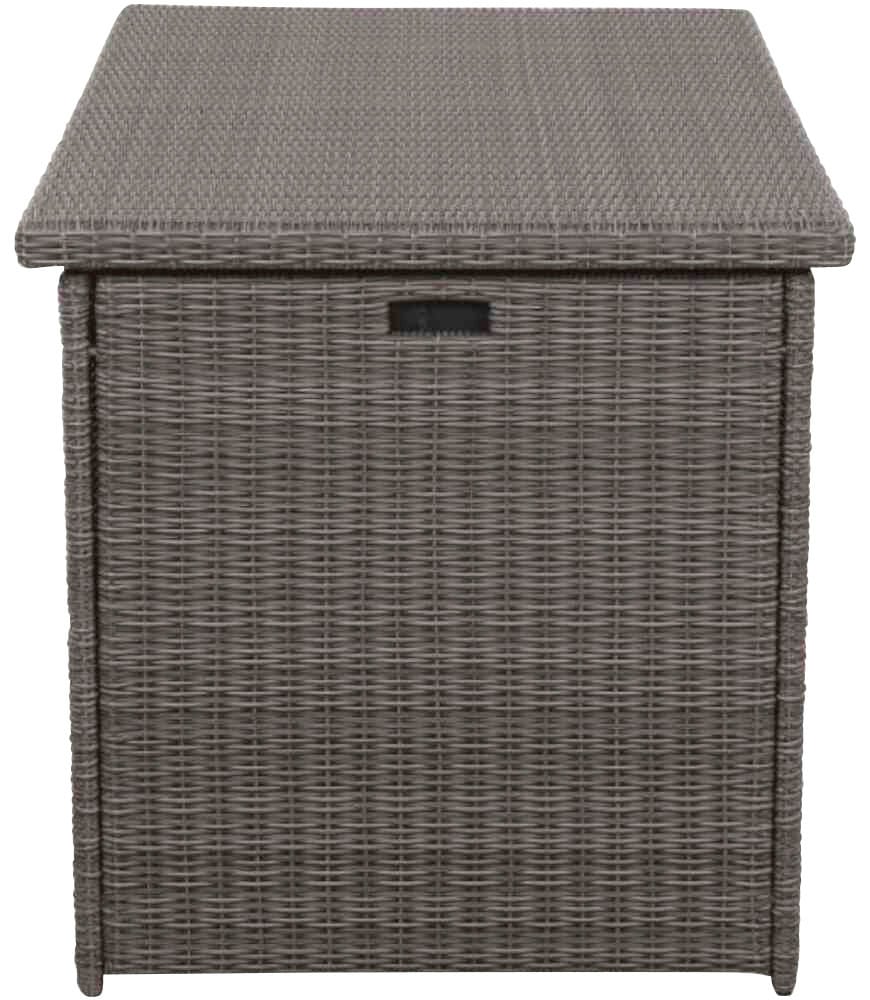 Siena Garden Kissenbox »Corido«, BxT: 85x167 cm, in charcoal grey, mit 2 Dämpfern